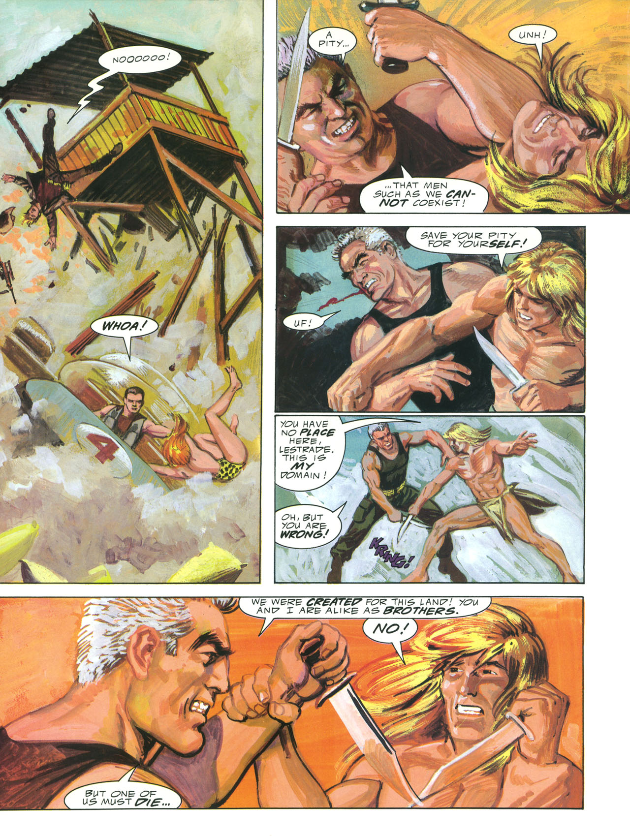 Read online Marvel Graphic Novel comic -  Issue #62 - Ka-Zar - Guns of the Savage Land - 56
