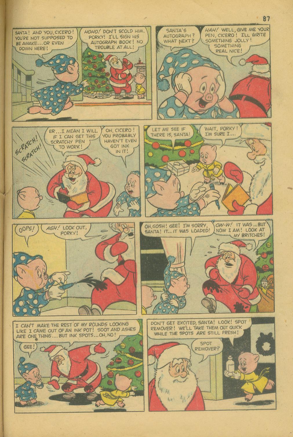 Read online Bugs Bunny's Christmas Funnies comic -  Issue # TPB 7 - 89