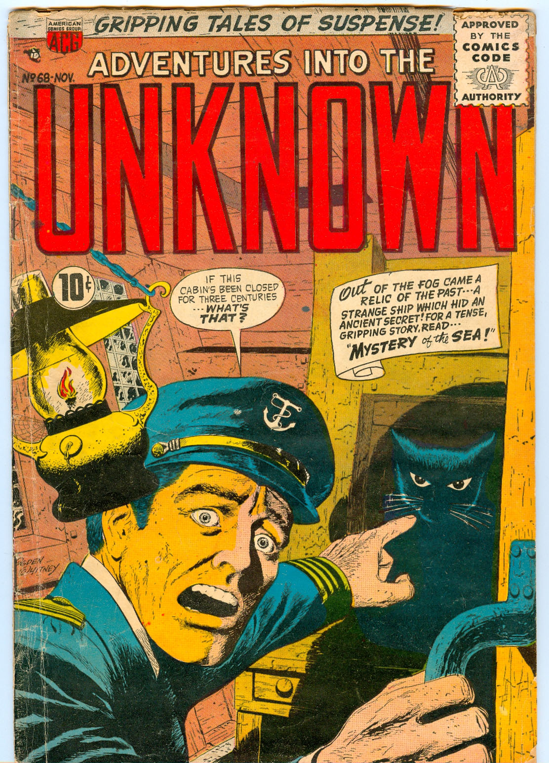 Read online Adventures Into The Unknown comic -  Issue #68 - 1