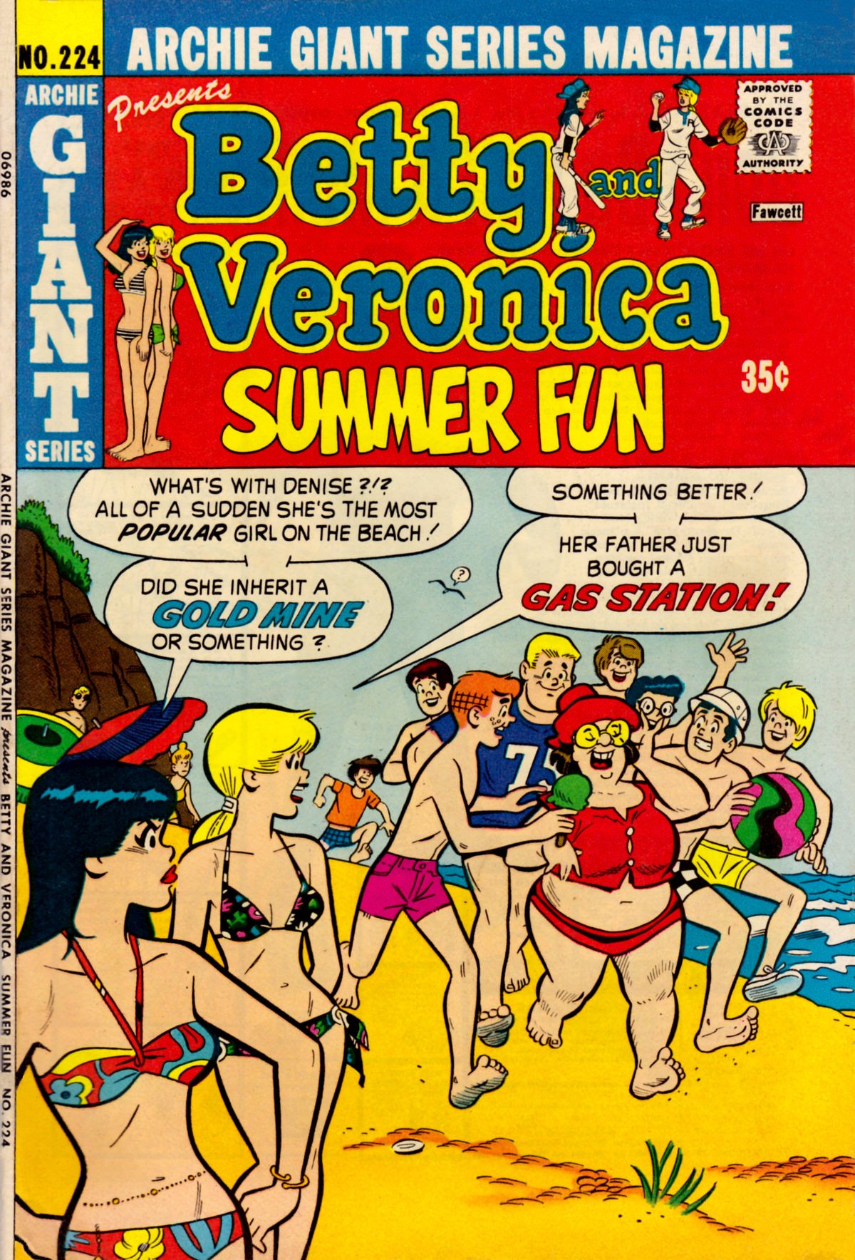 Read online Archie Giant Series Magazine comic -  Issue #224 - 1