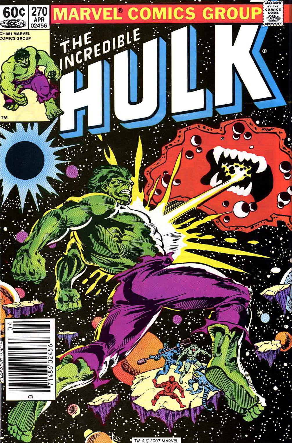 Read online The Incredible Hulk (1968) comic -  Issue #270 - 1
