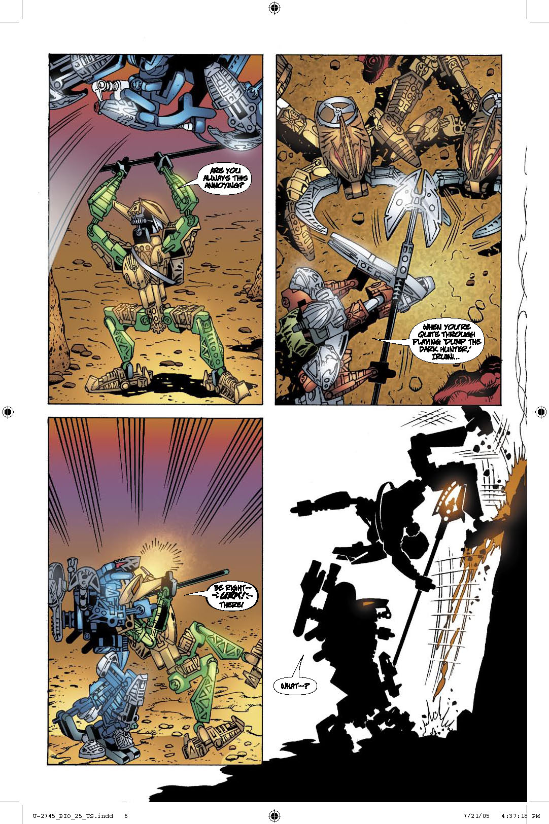 Read online Bionicle comic -  Issue #25 - 6