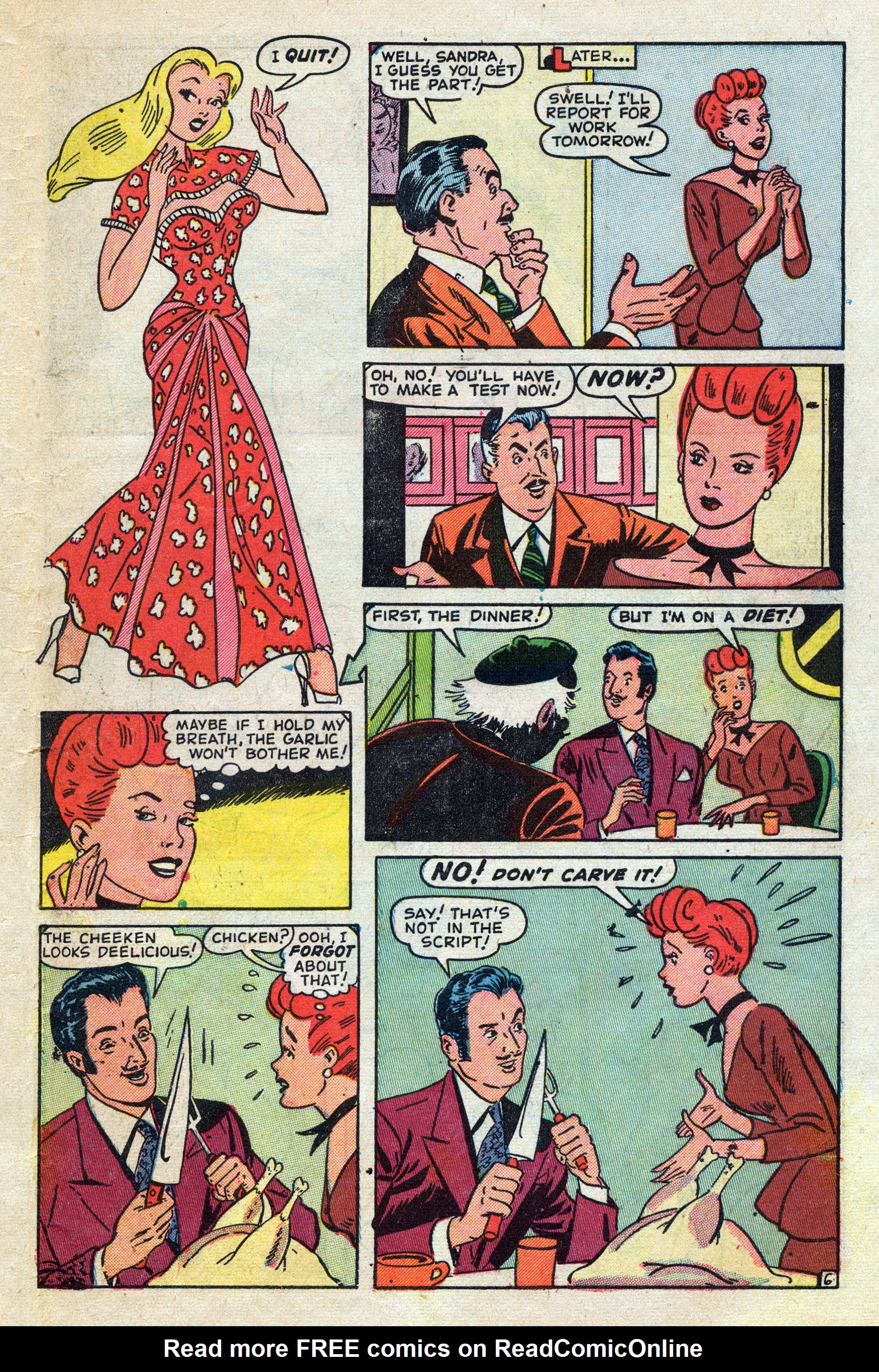 Read online Hedy Of Hollywood Comics comic -  Issue #40 - 31