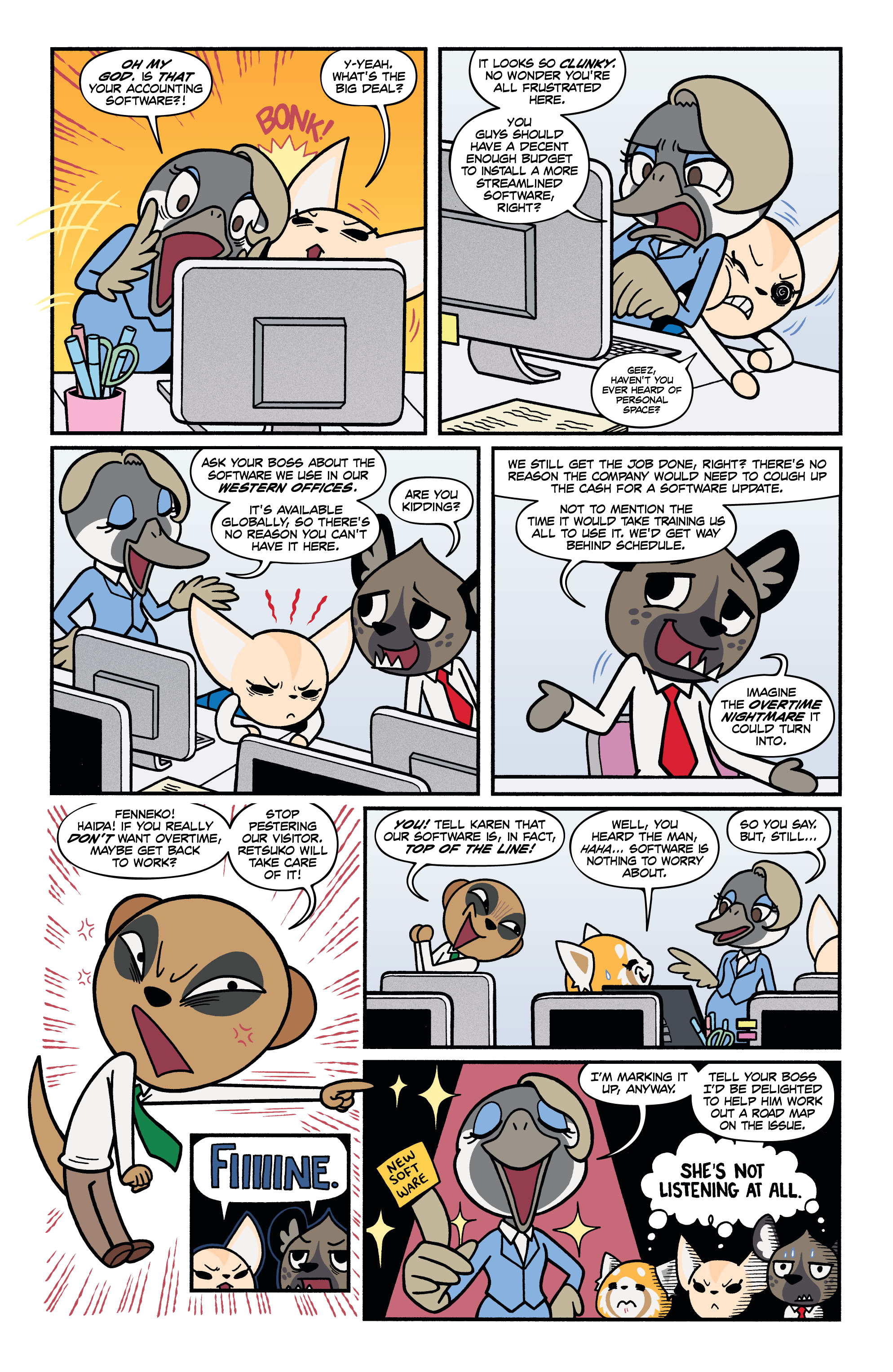 Read online Aggretsuko comic -  Issue #3 - 7