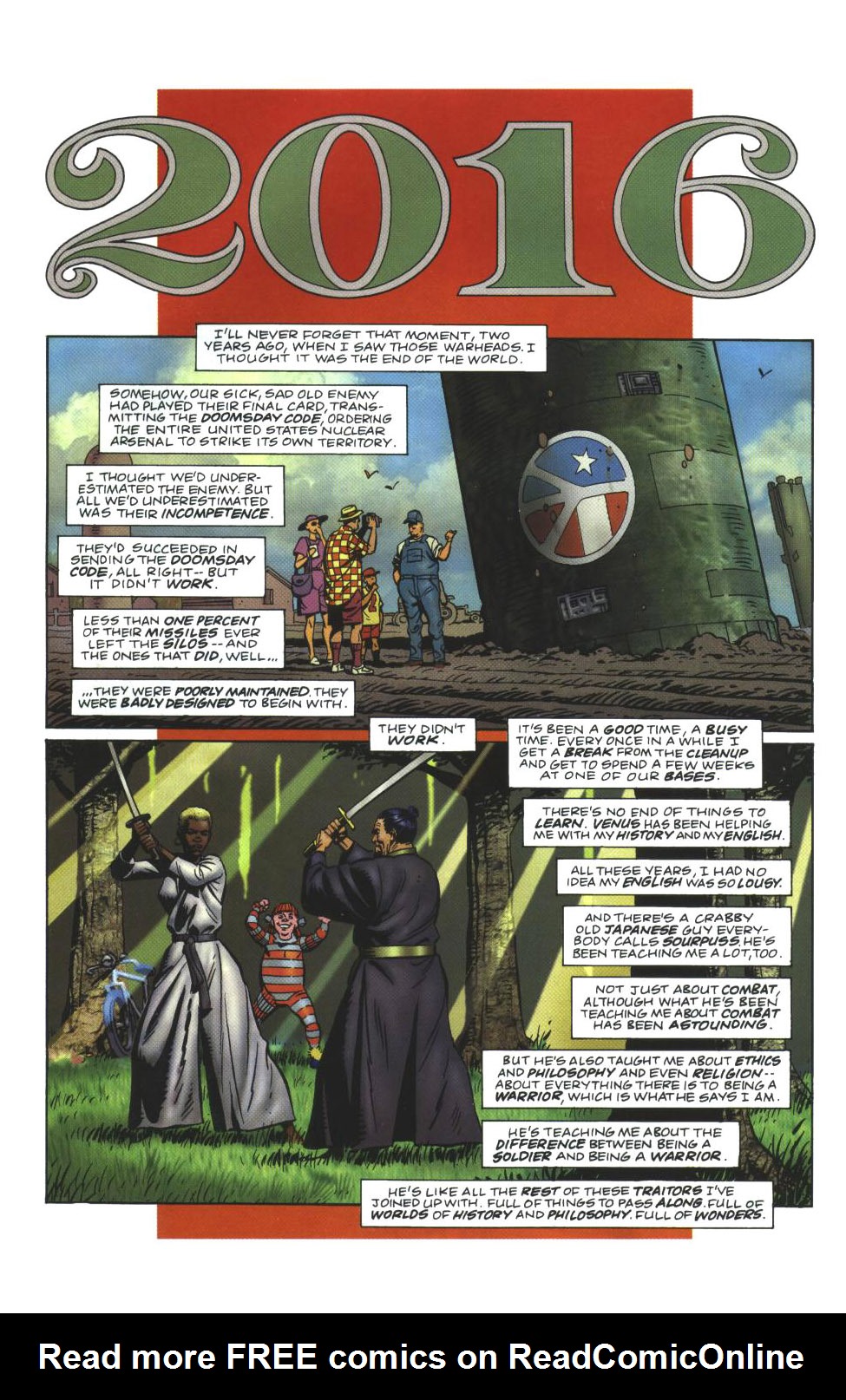 Read online Martha Washington Saves the World comic -  Issue #2 - 136