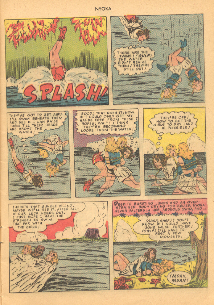 Read online Nyoka the Jungle Girl (1945) comic -  Issue #42 - 13