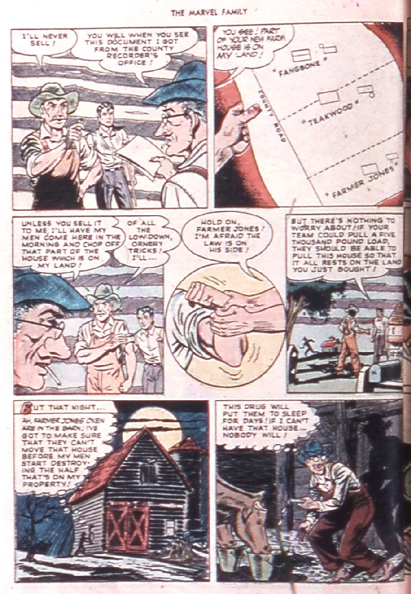 Read online The Marvel Family comic -  Issue #28 - 22