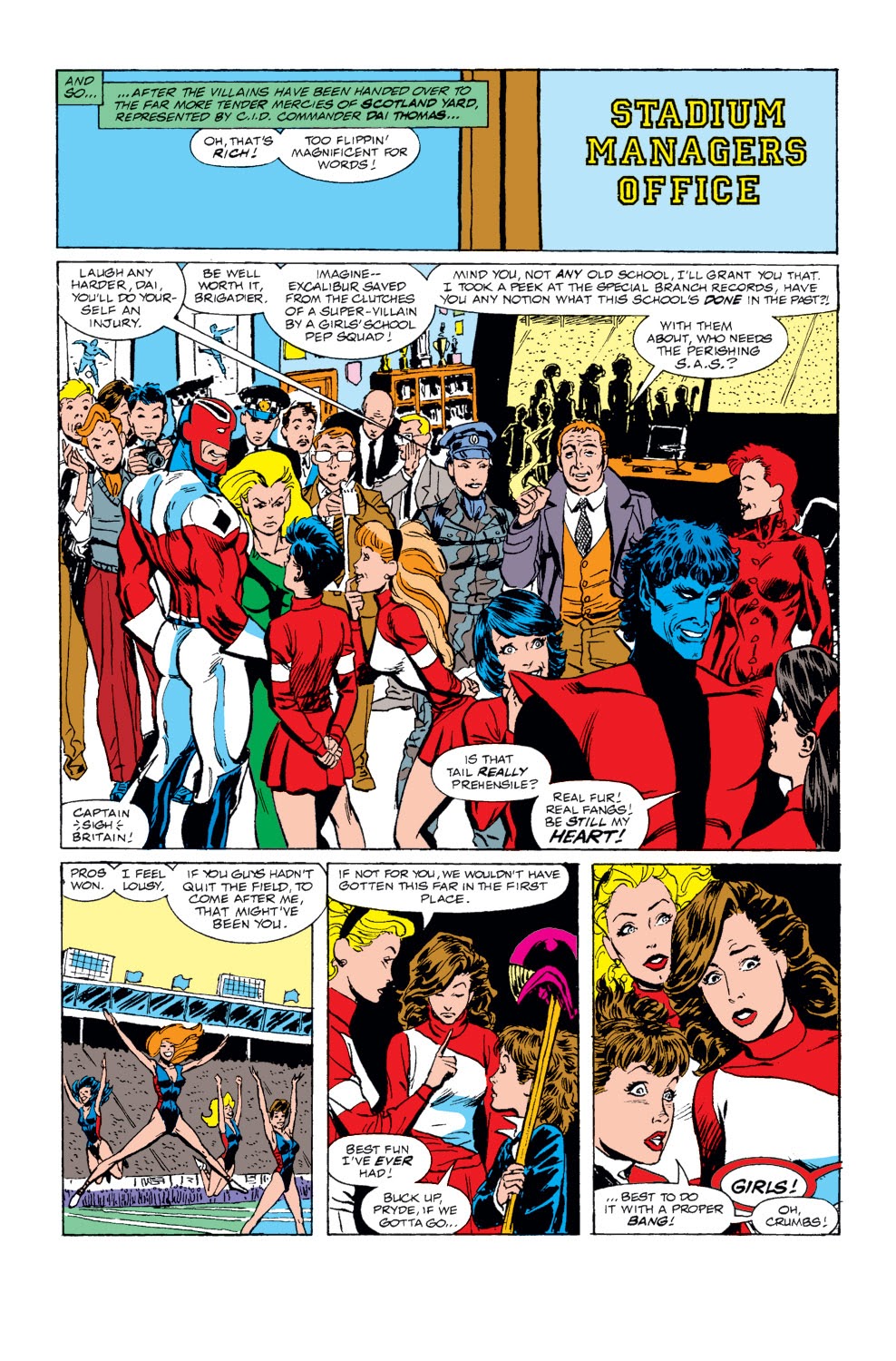 Read online Excalibur (1988) comic -  Issue #34 - 22