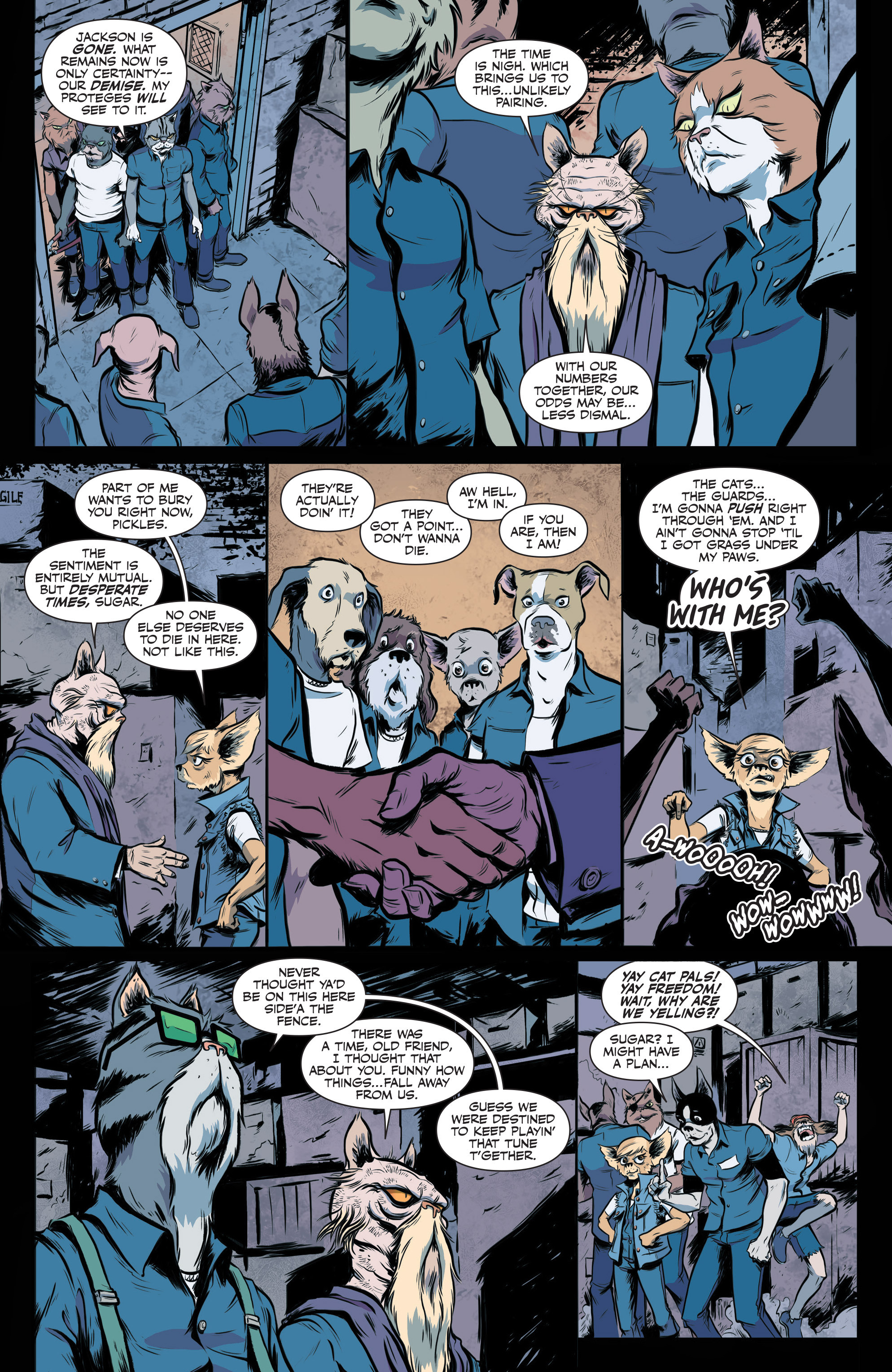 Read online Kennel Block Blues comic -  Issue #4 - 8