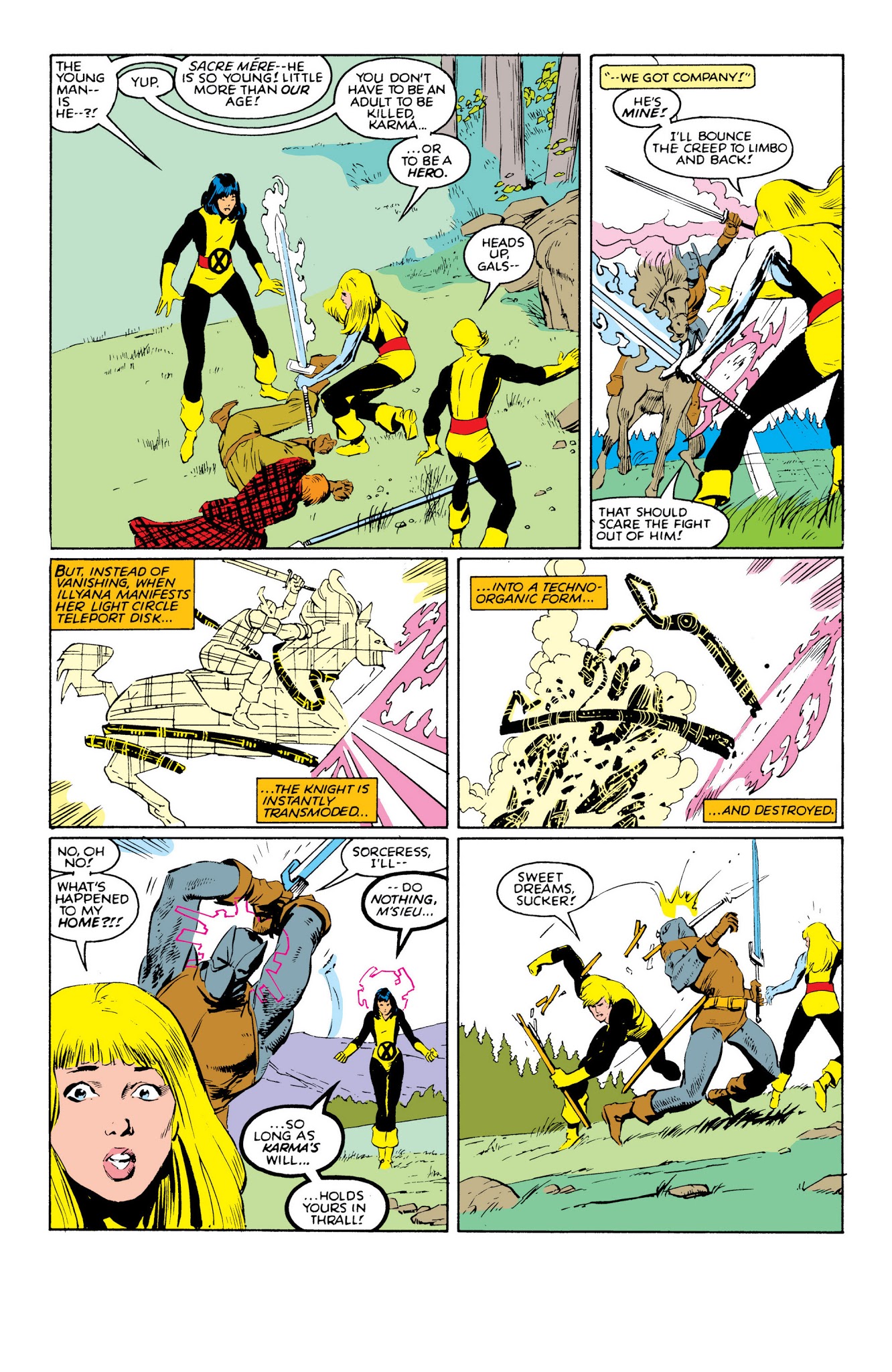Read online New Mutants Classic comic -  Issue # TPB 6 - 254