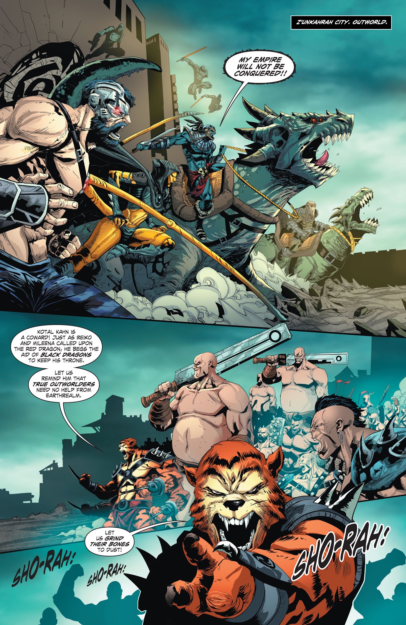 Read online Mortal Kombat X [I] comic -  Issue # _TPB 2 - 83