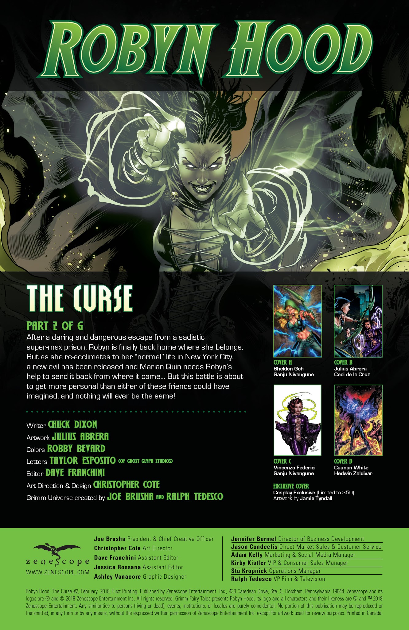 Read online Robyn Hood: The Curse comic -  Issue #2 - 2