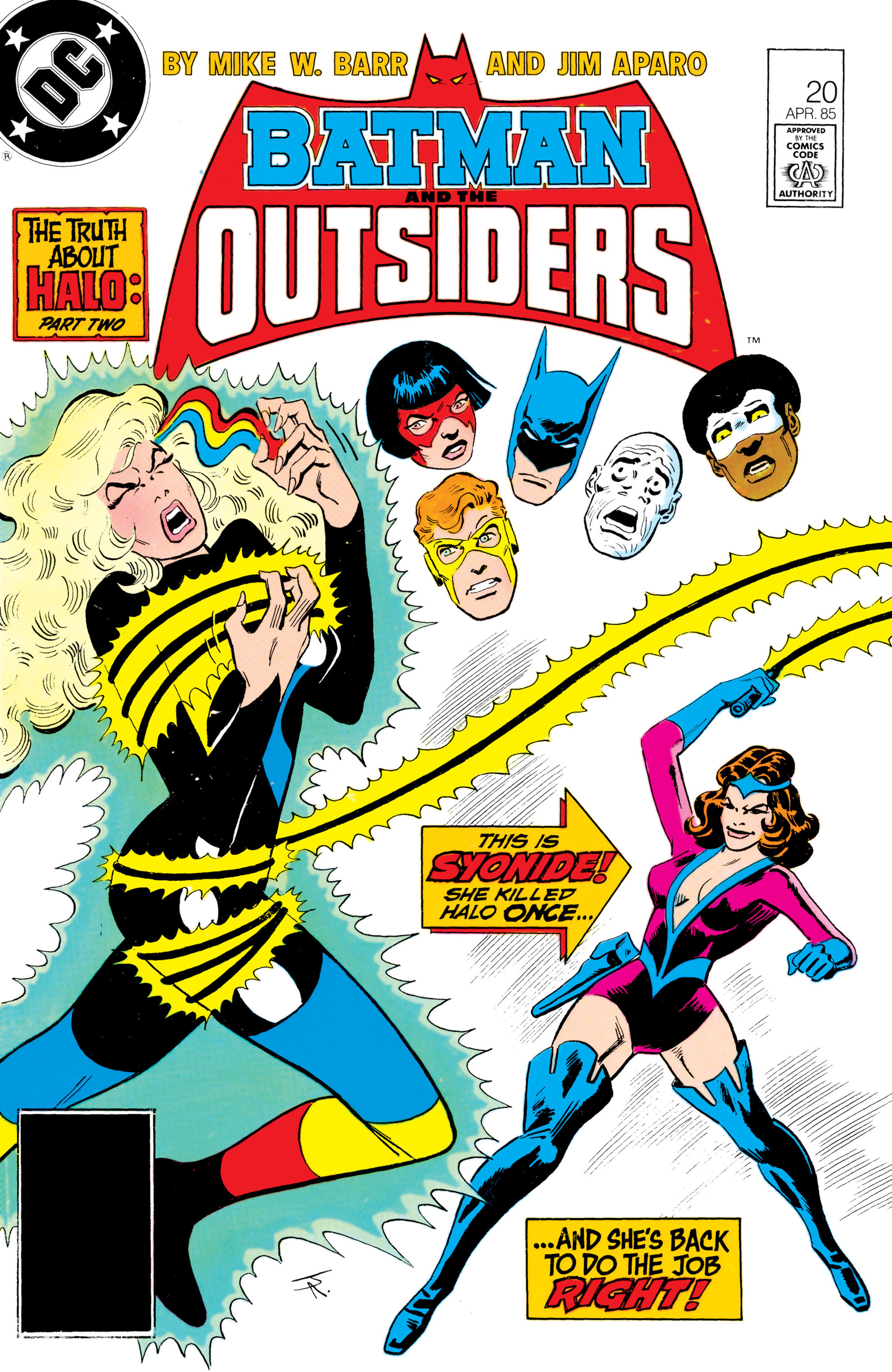 Read online Batman and the Outsiders (1983) comic -  Issue #20 - 1