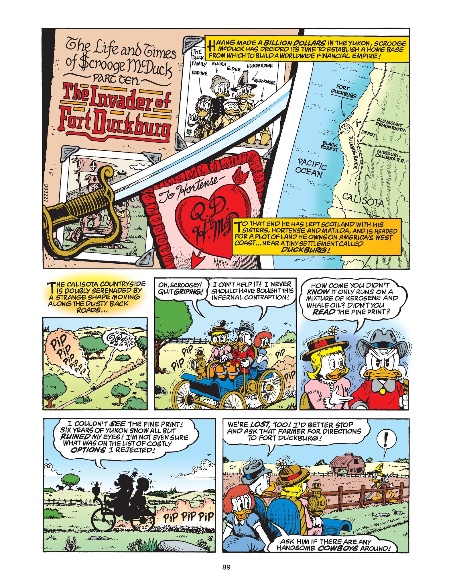 Read online Walt Disney Uncle Scrooge and Donald Duck: The Don Rosa Library comic -  Issue # TPB 5 (Part 1) - 90