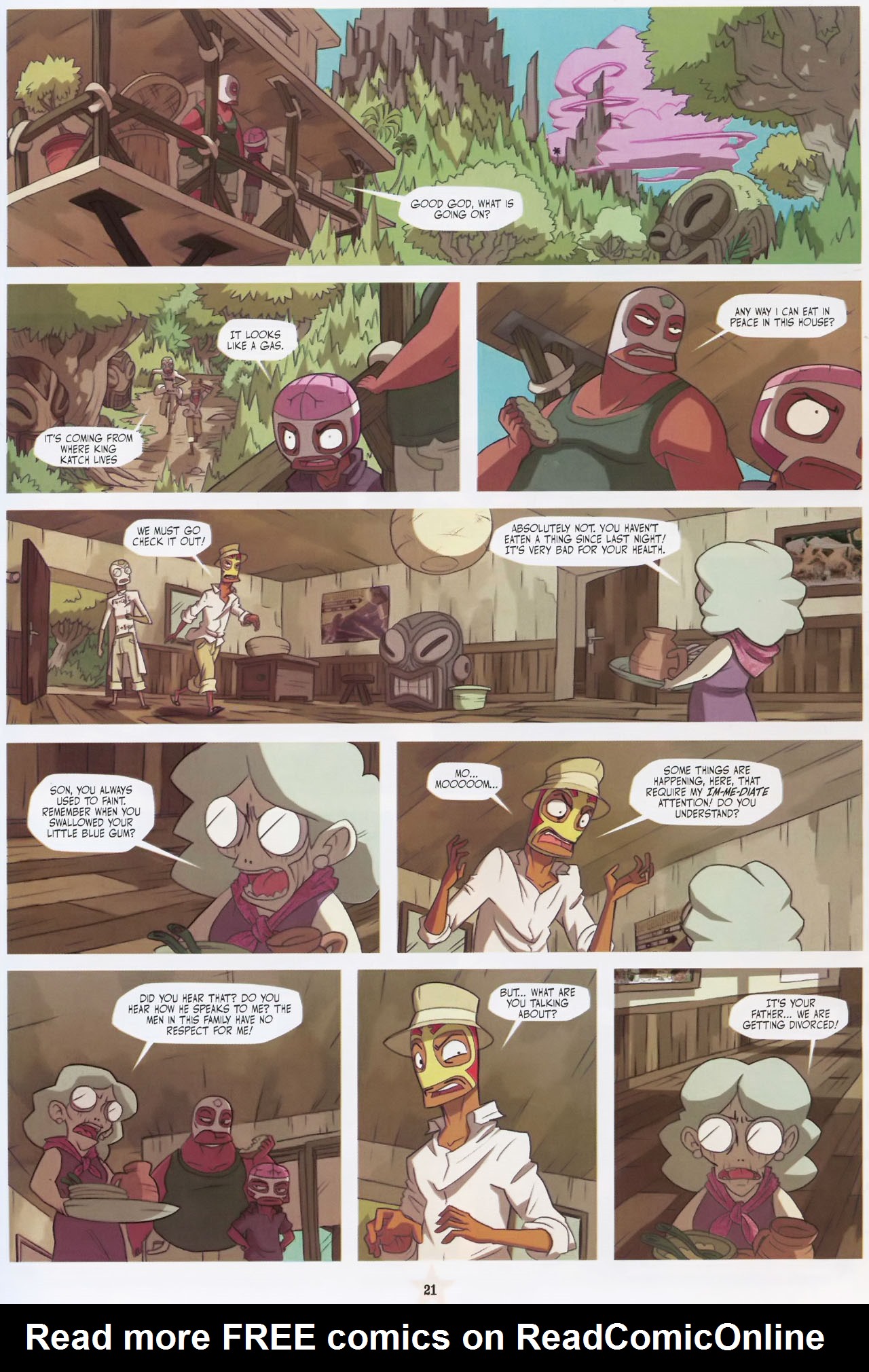 Read online Lucha Libre comic -  Issue #3 - 23