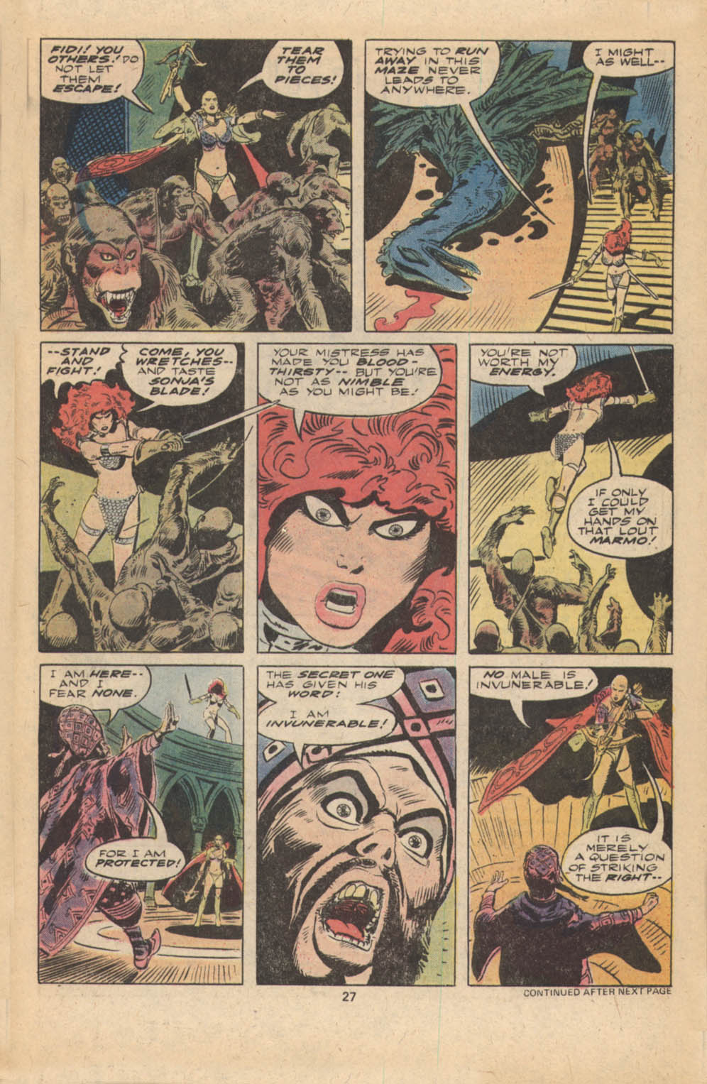 Red Sonja (1977) Issue #11 #11 - English 16