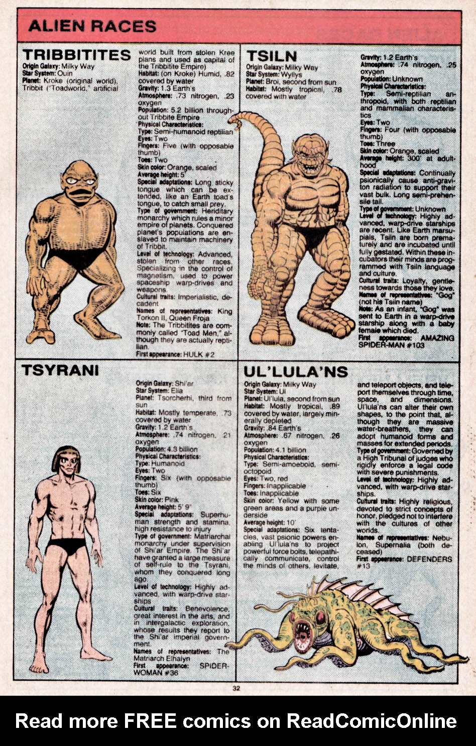 Read online The Official Handbook of the Marvel Universe comic -  Issue #11 - 33