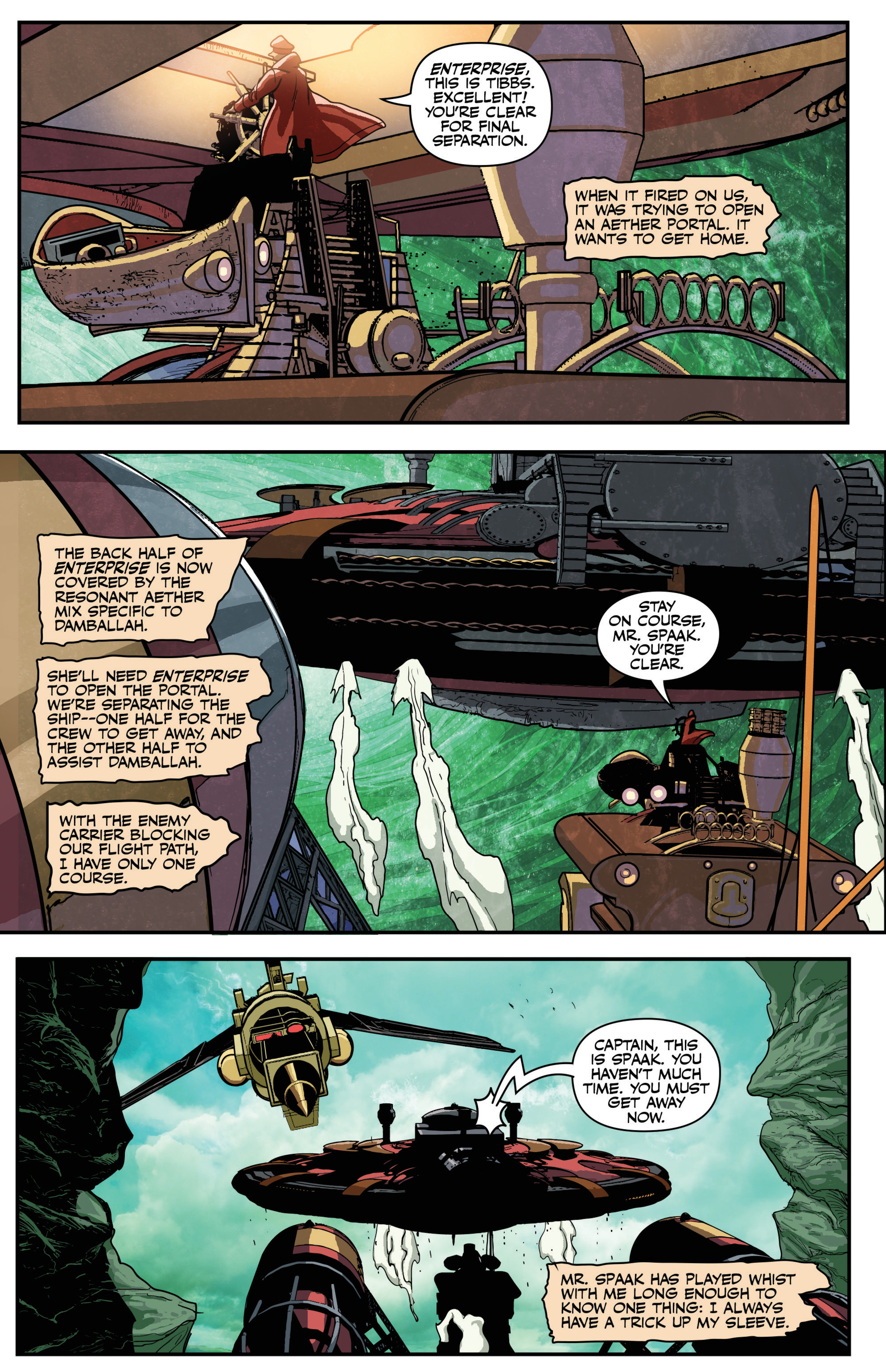 Read online Airship Enterprise: The Infernal Machine comic -  Issue #4 - 9