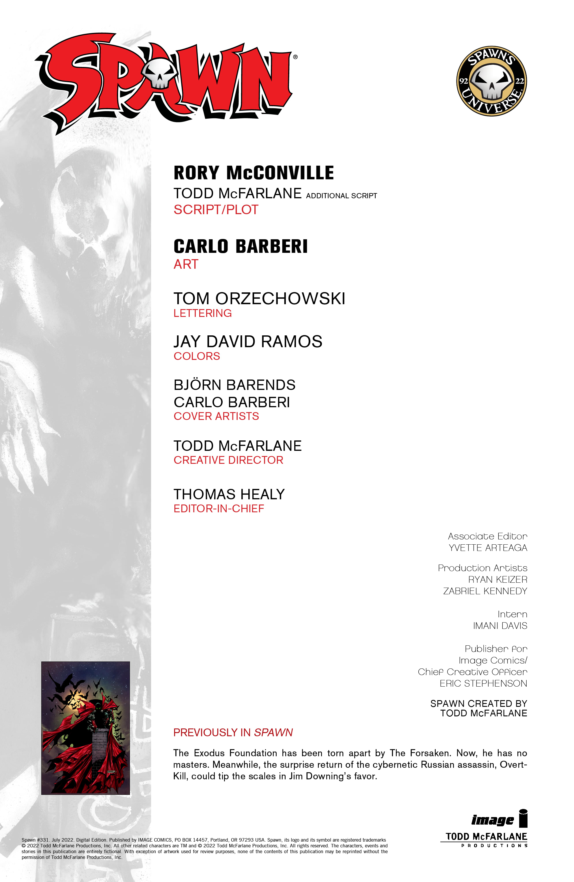 Read online Spawn comic -  Issue #331 - 3