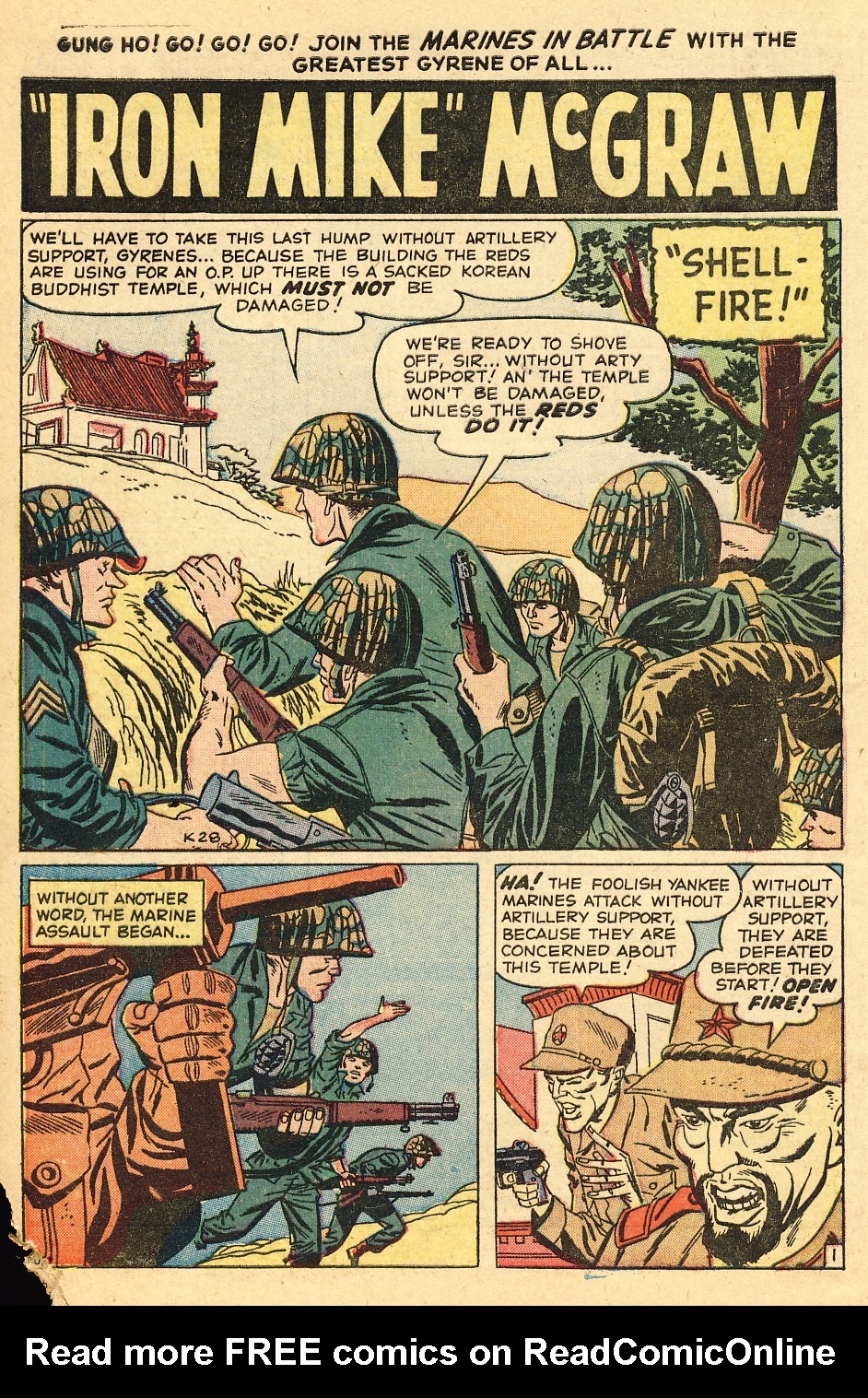 Read online Marines in Battle comic -  Issue #14 - 28