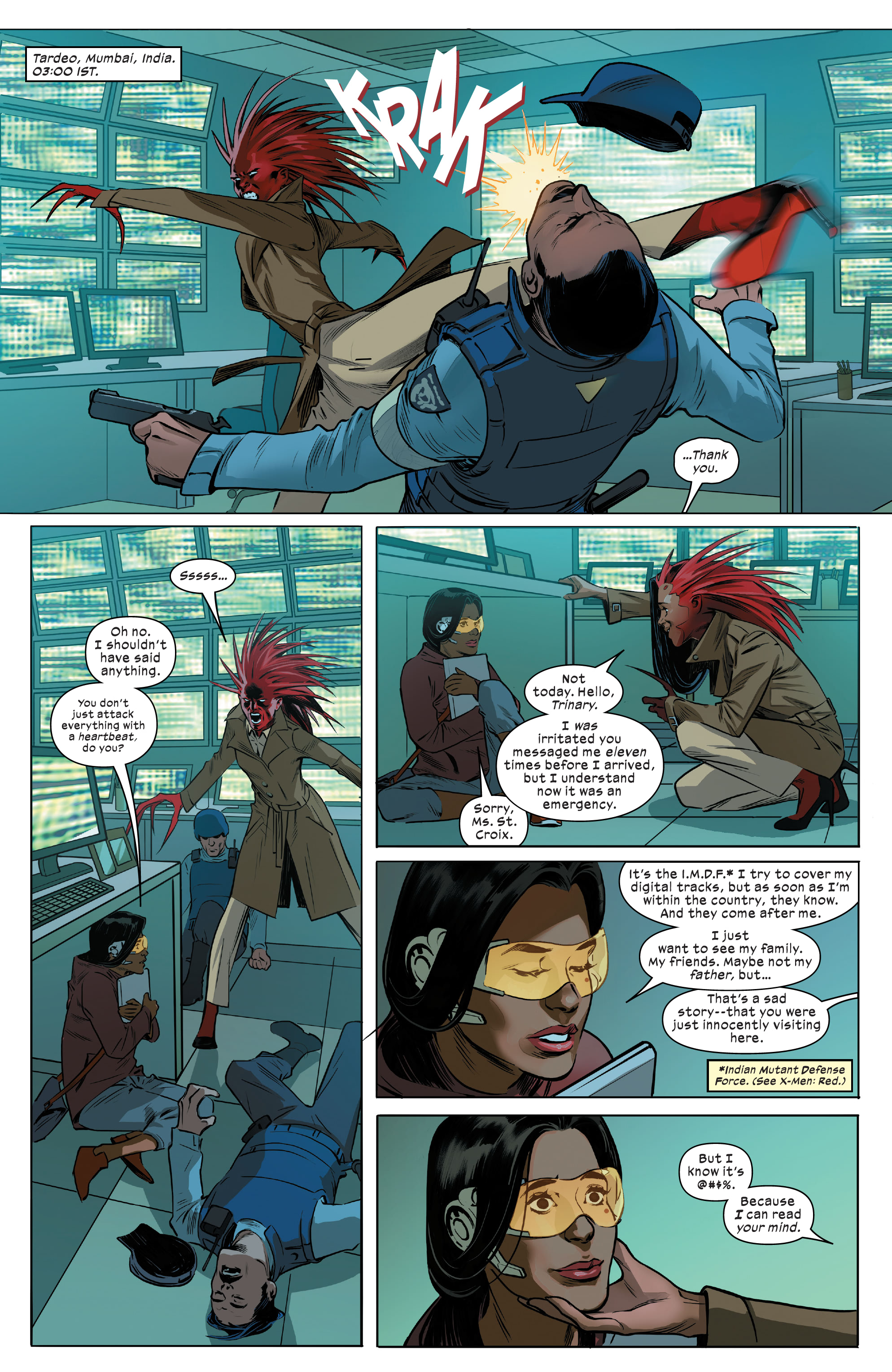 Read online X-Corp comic -  Issue #1 - 9