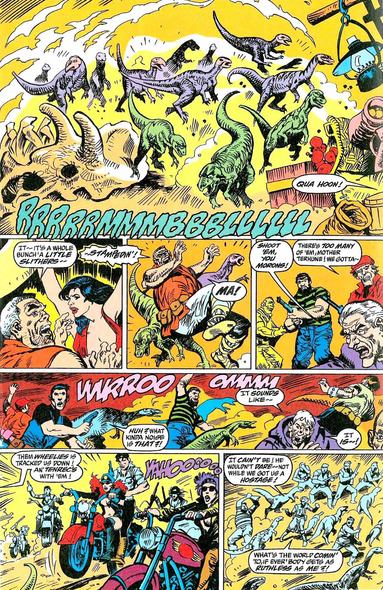 Read online Cadillacs and Dinosaurs comic -  Issue #8 - 19