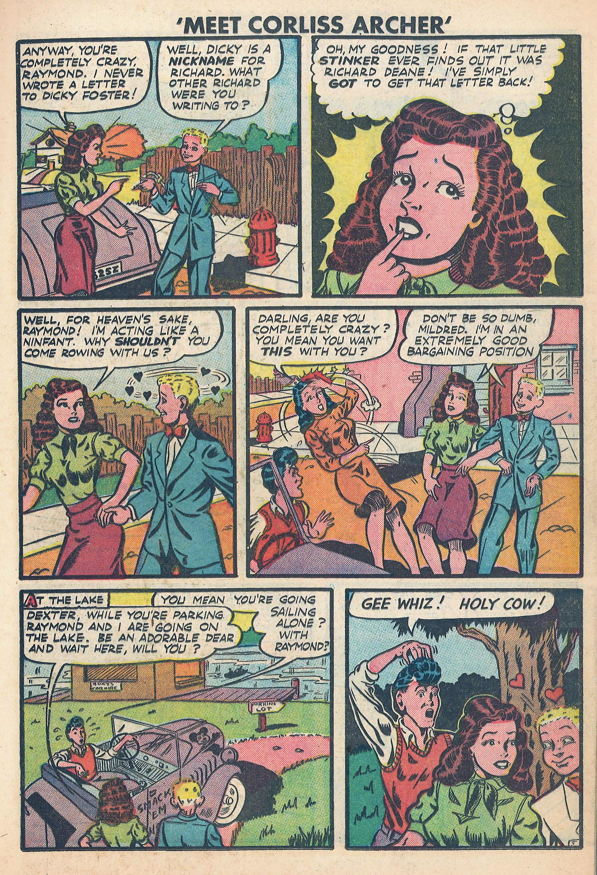 Read online Meet Corliss Archer comic -  Issue #2 - 7