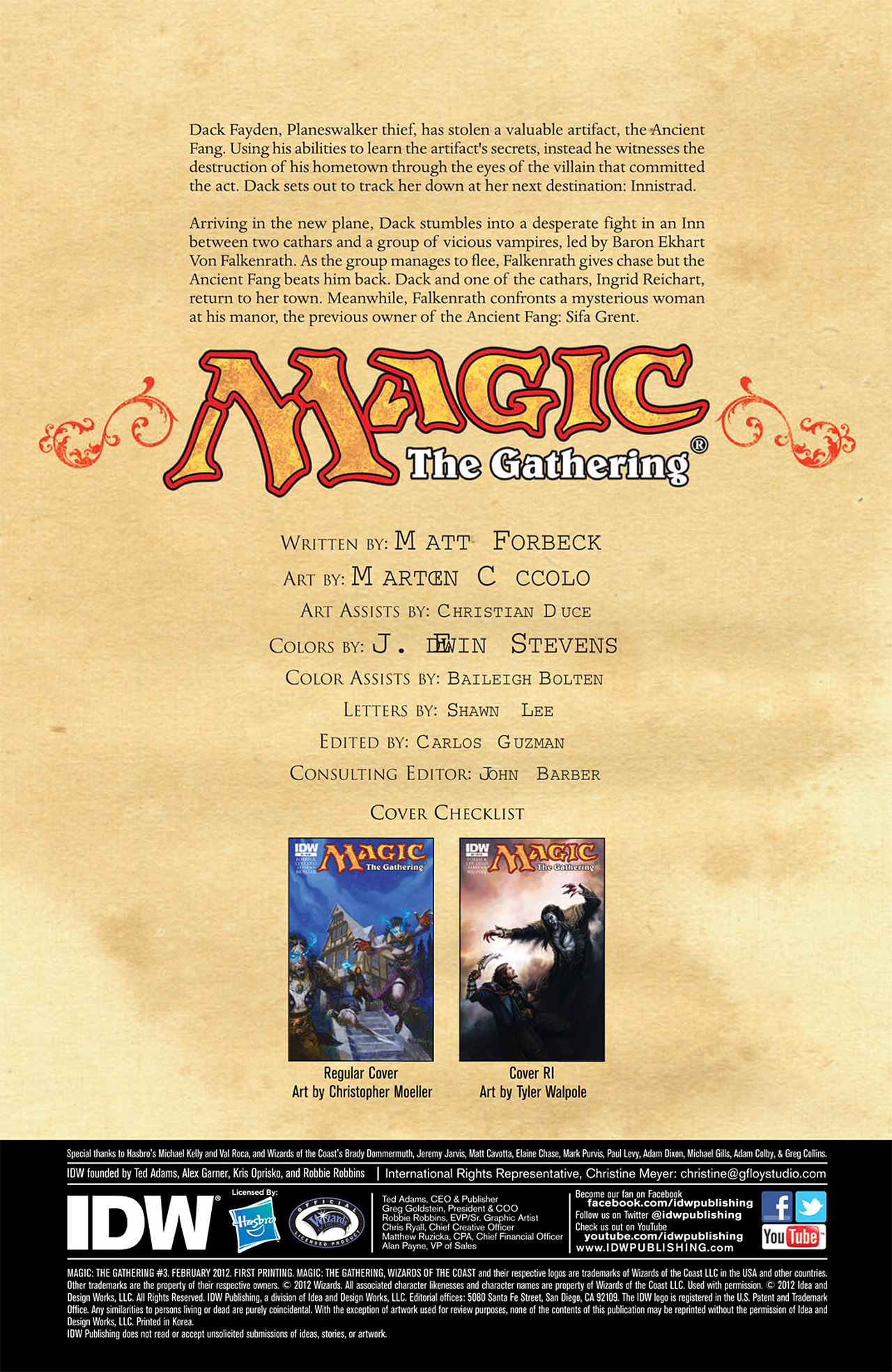 Read online Magic: The Gathering comic -  Issue #3 - 3