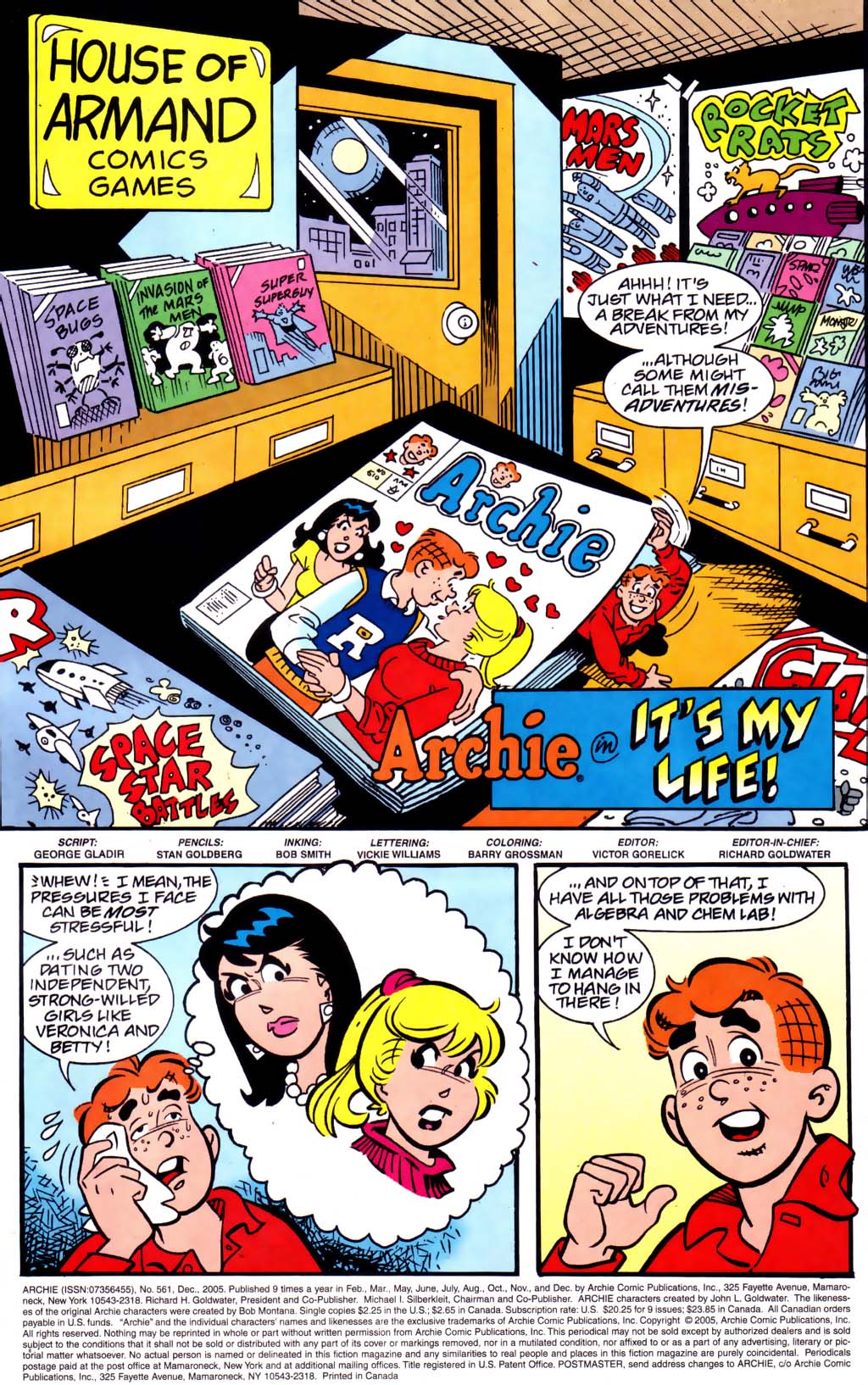 Read online Archie (1960) comic -  Issue #561 - 2