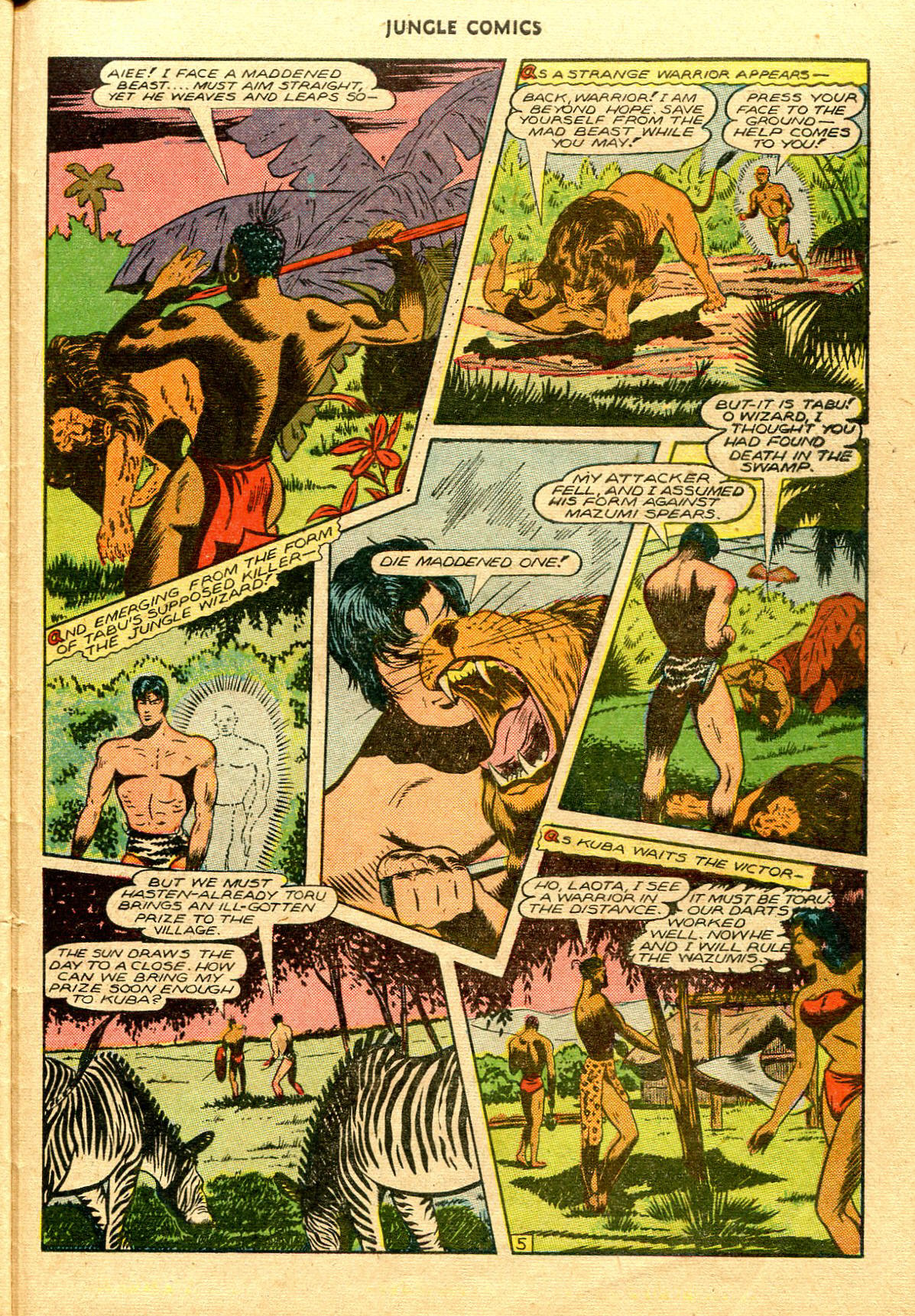 Read online Jungle Comics comic -  Issue #75 - 41