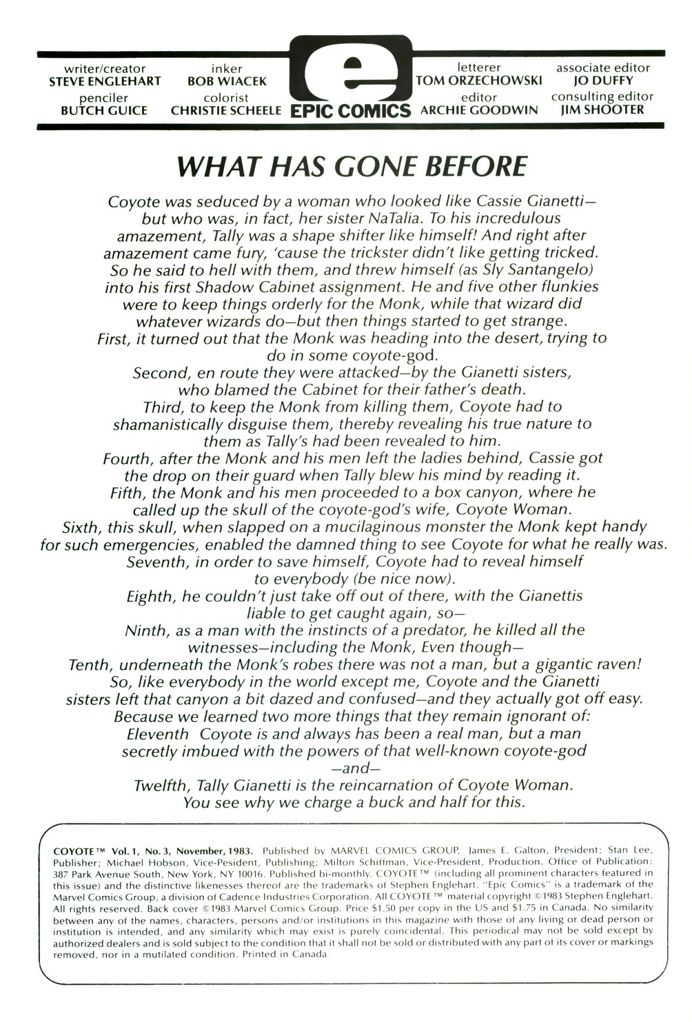 Read online Coyote comic -  Issue #3 - 2