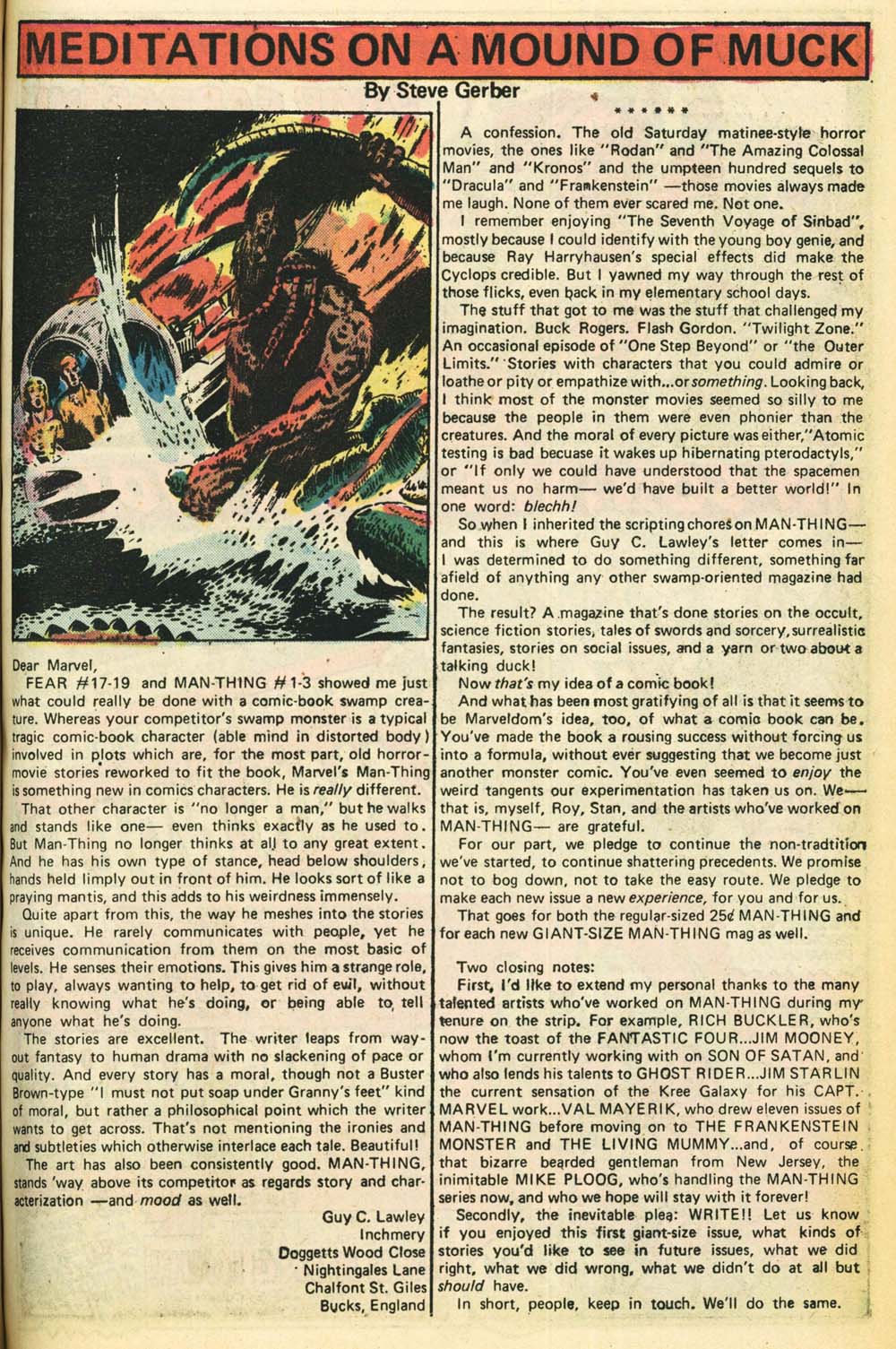 Read online Giant-Size Man-Thing comic -  Issue #1 - 27