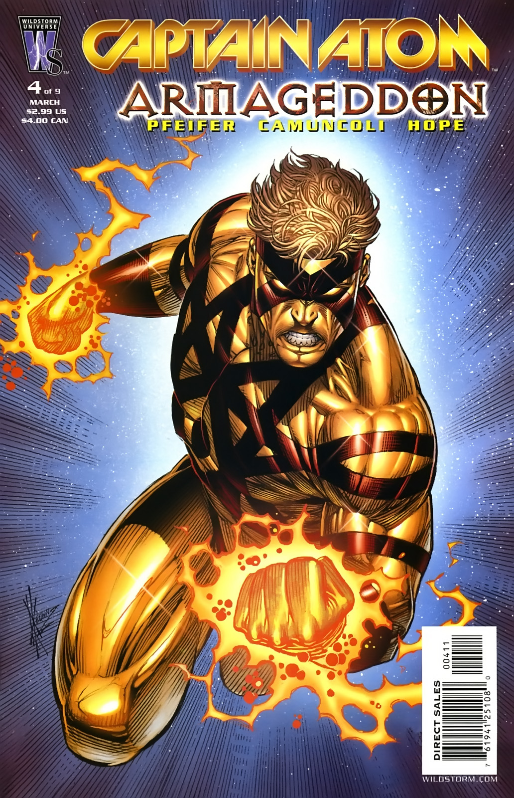 Read online Captain Atom: Armageddon comic -  Issue #4 - 1