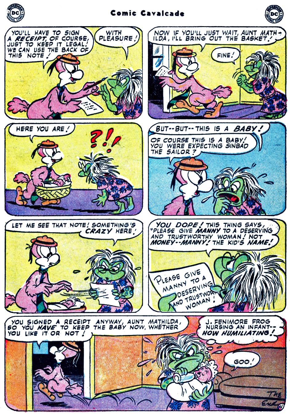 Read online Comic Cavalcade comic -  Issue #63 - 25