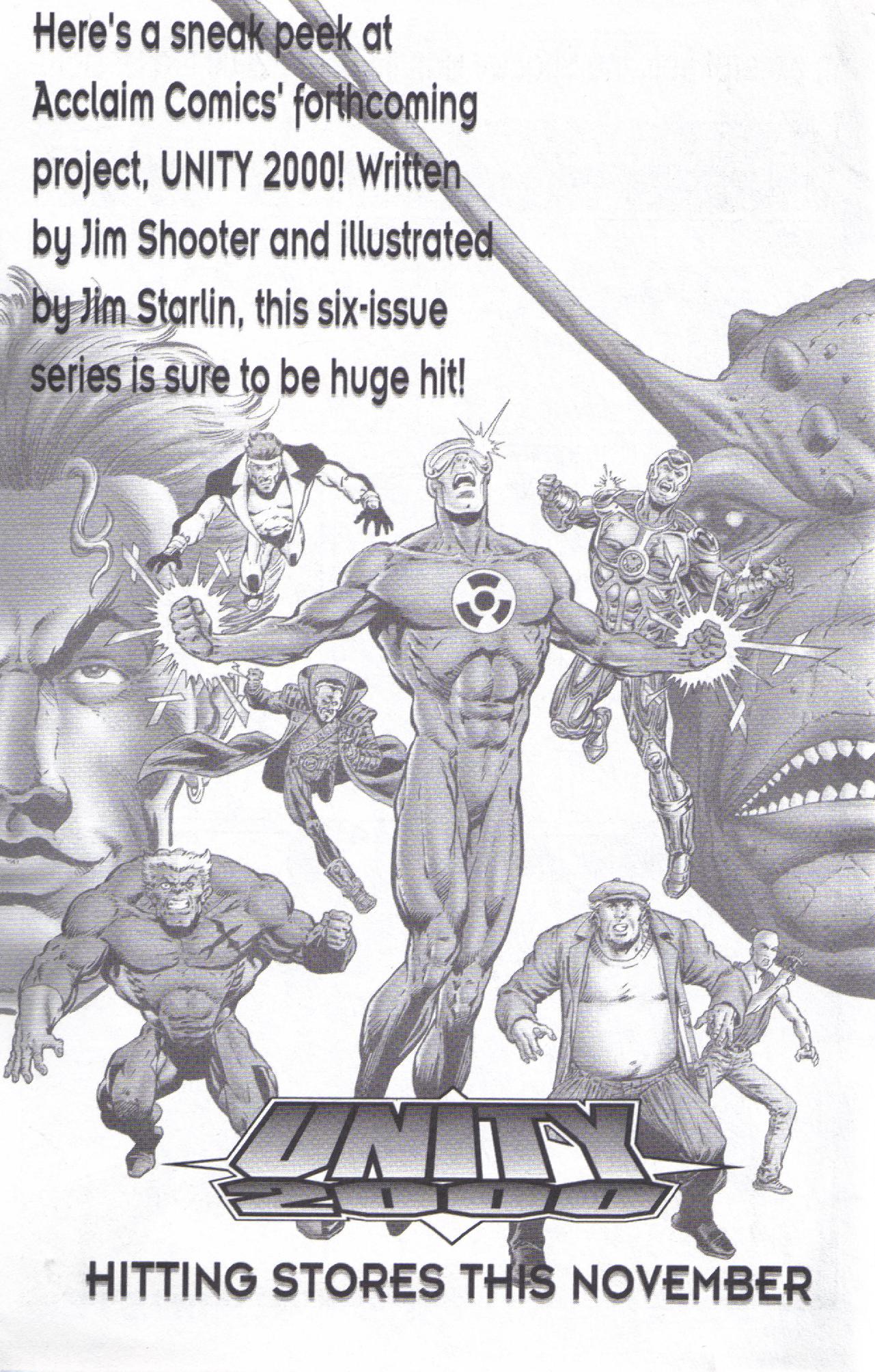 Read online Unity 2000 comic -  Issue # _Preview 1 - 2