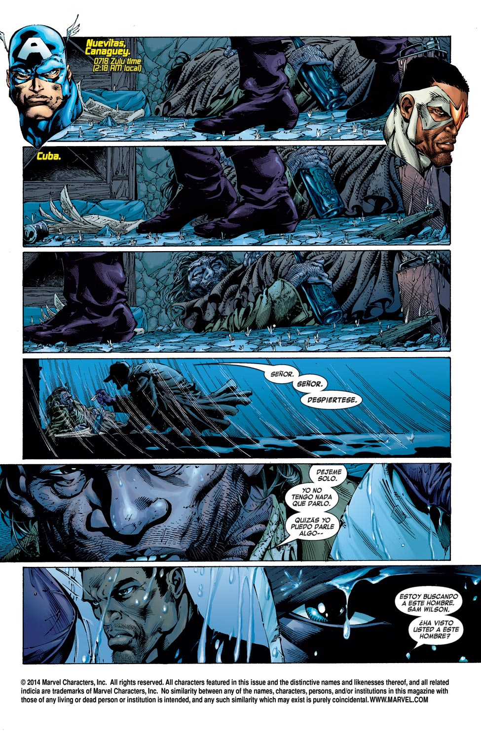 Read online Captain America & the Falcon comic -  Issue #1 - 2