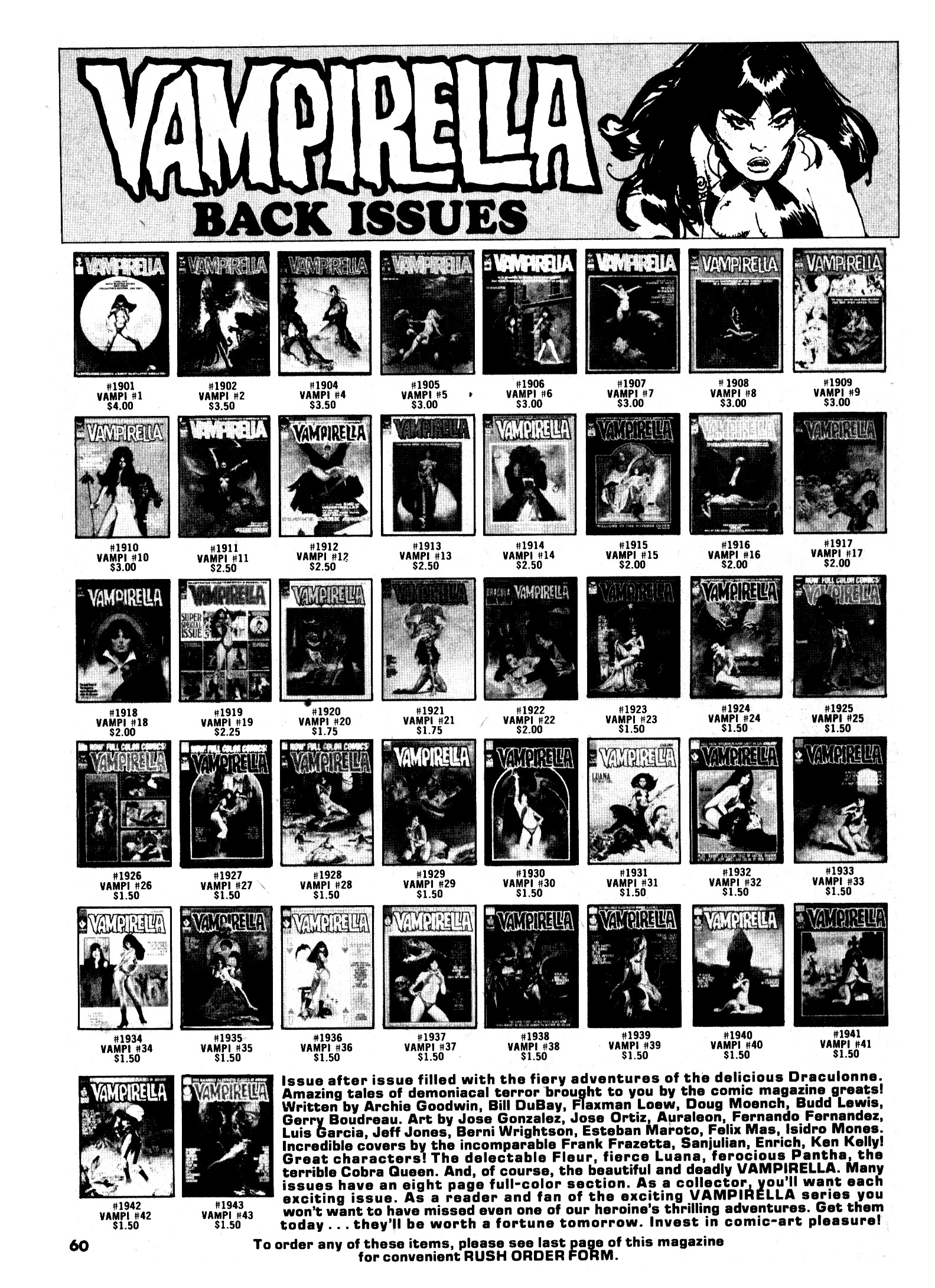 Read online Vampirella (1969) comic -  Issue #44 - 60
