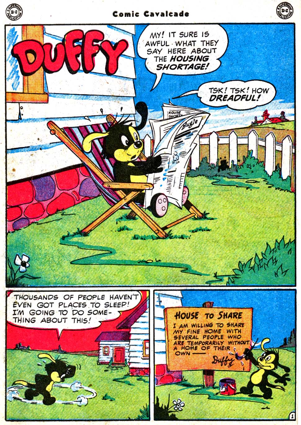 Read online Comic Cavalcade comic -  Issue #31 - 50