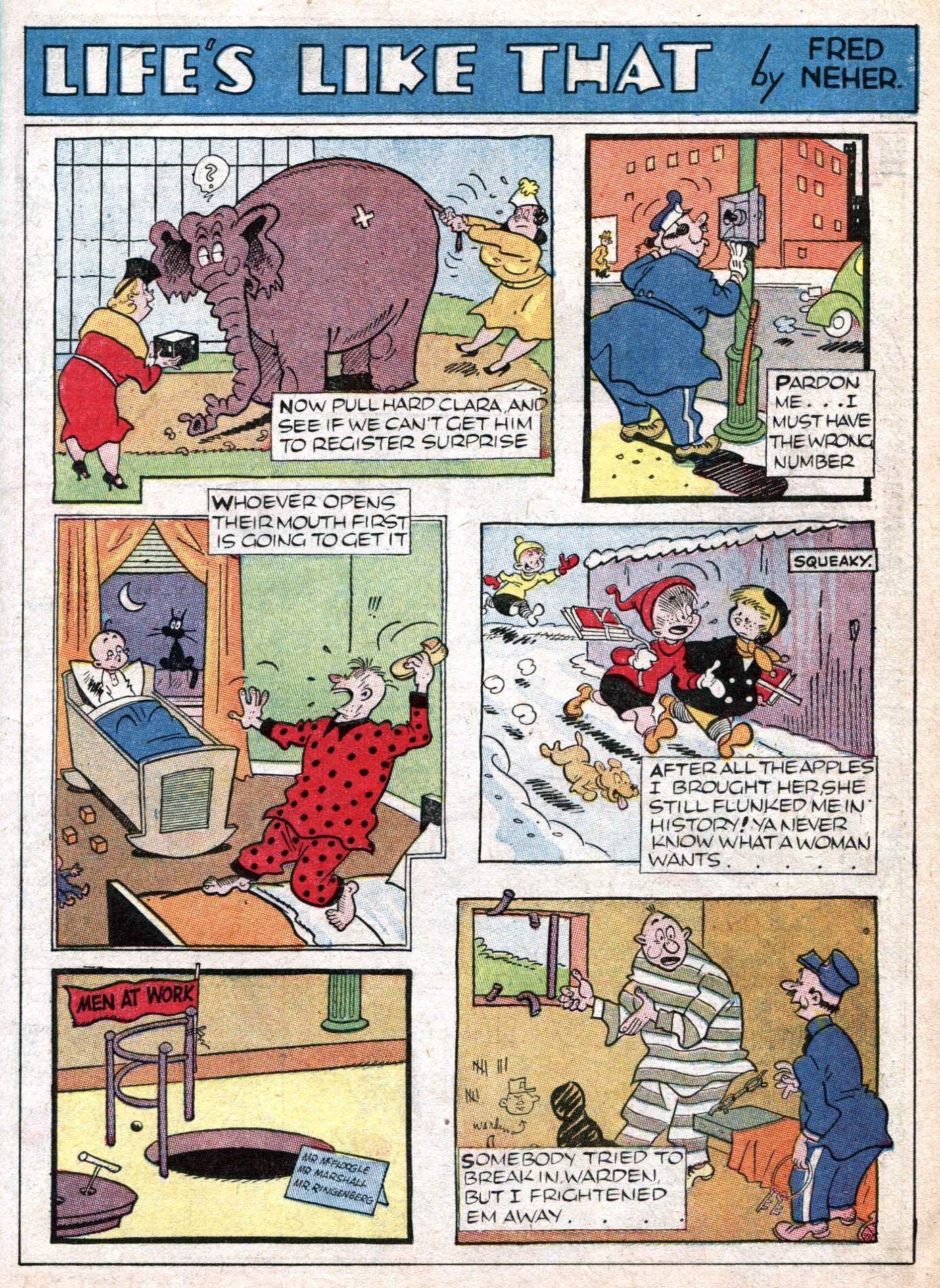 Read online Famous Funnies comic -  Issue #58 - 21