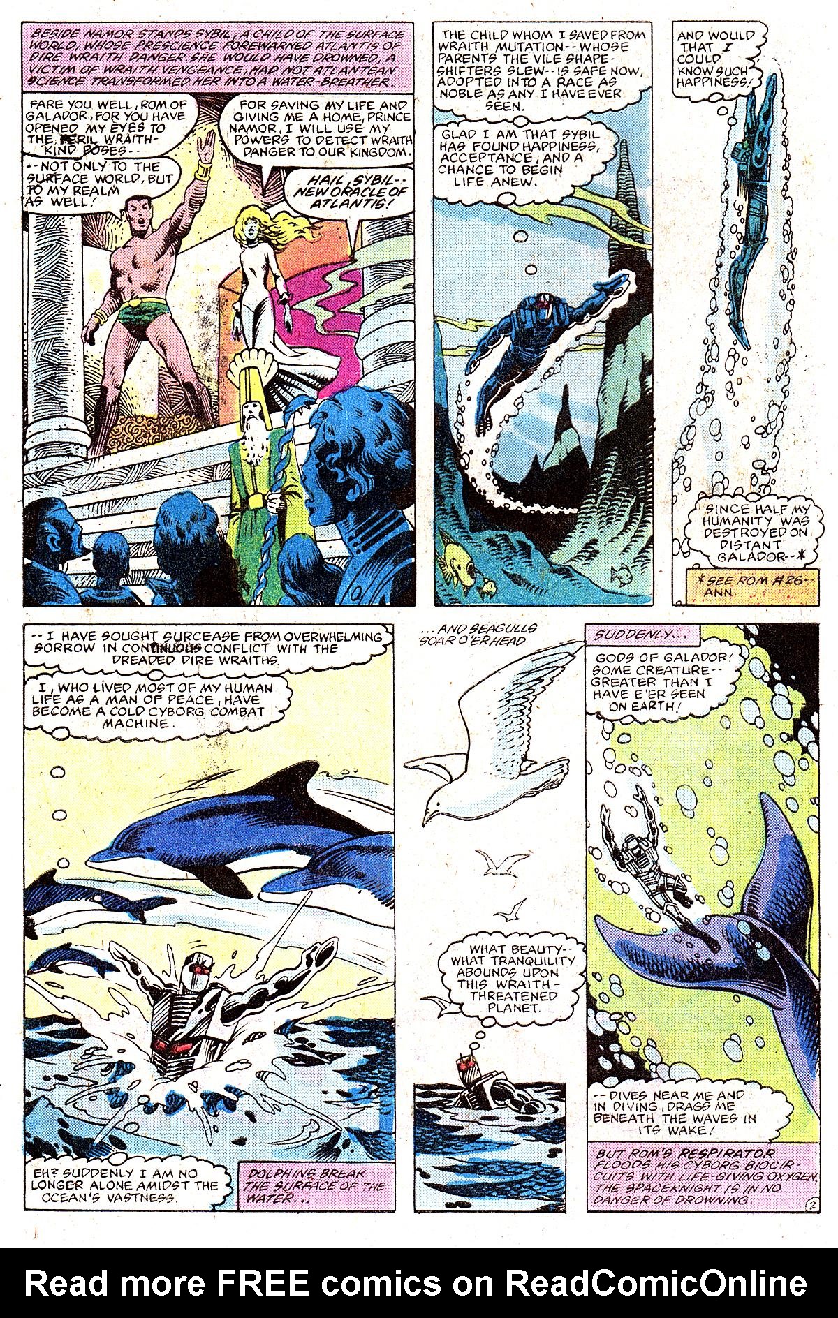 Read online ROM (1979) comic -  Issue #36 - 3