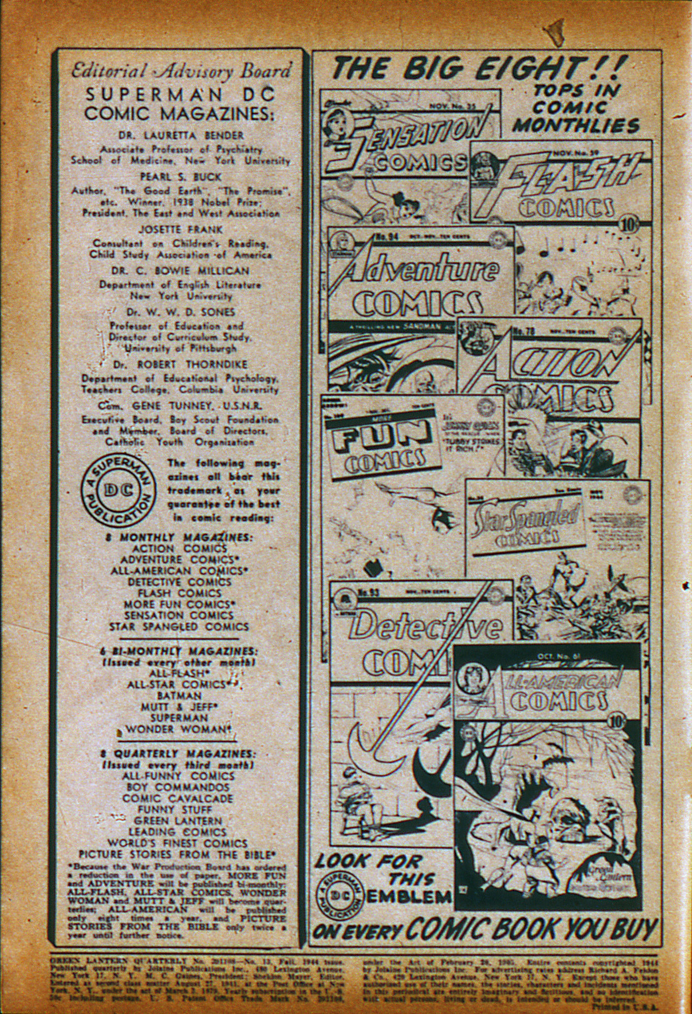 Read online Green Lantern (1941) comic -  Issue #13 - 3