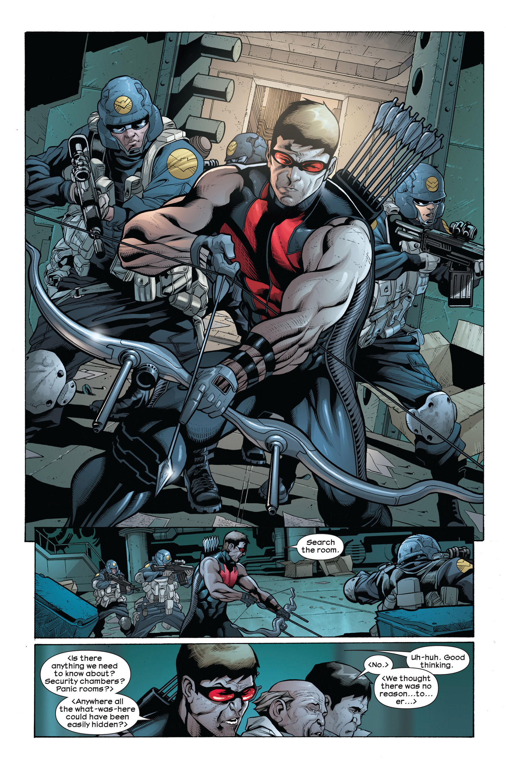 Read online Ultimate Comics Hawkeye comic -  Issue #2 - 12