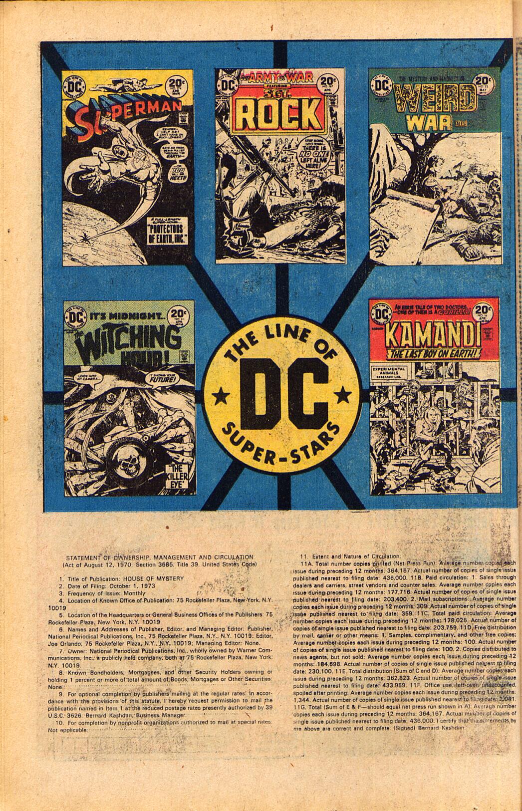 Read online House of Mystery (1951) comic -  Issue #224 - 42