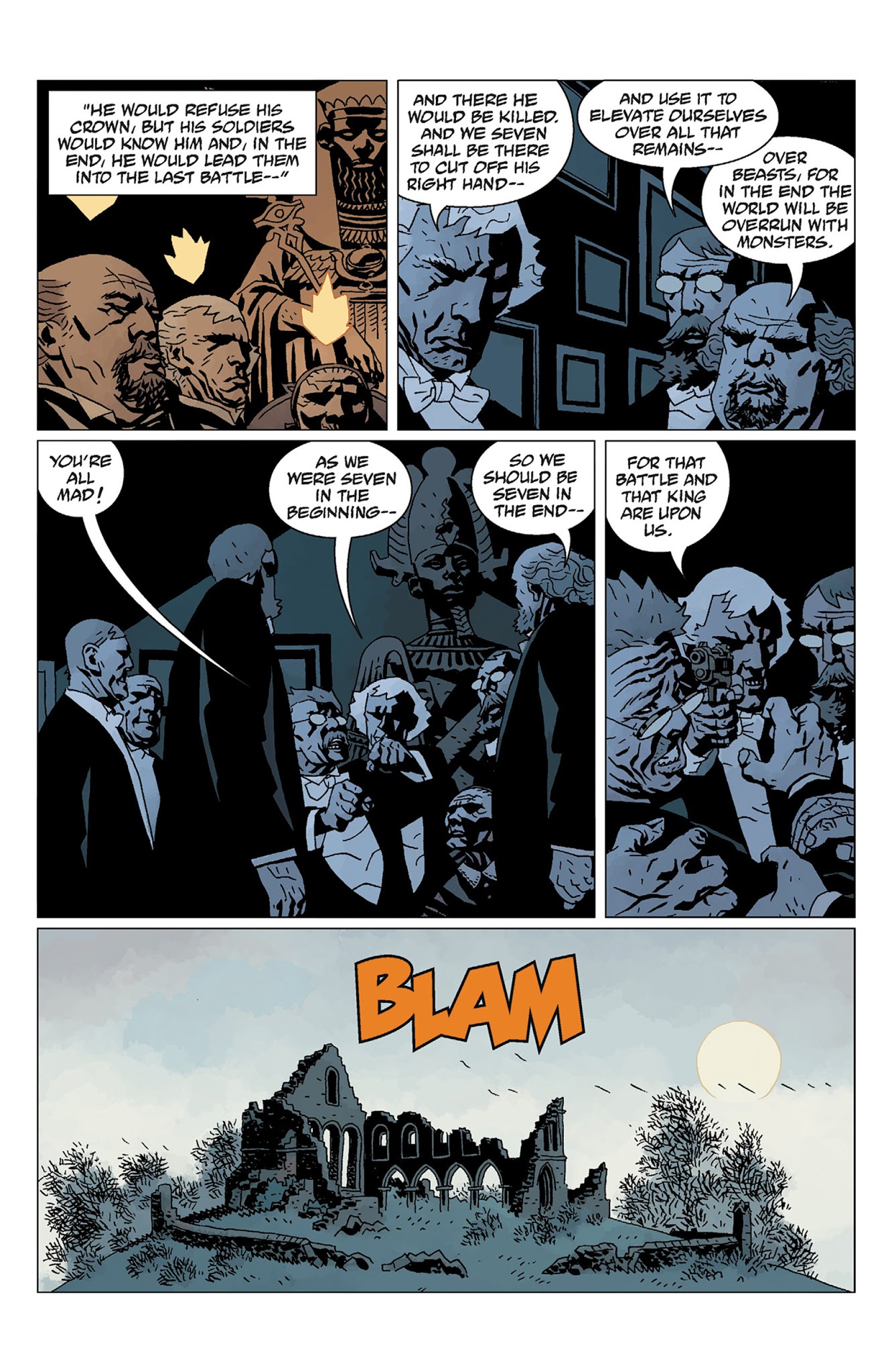 Read online Hellboy: The Wild Hunt comic -  Issue # TPB - 176