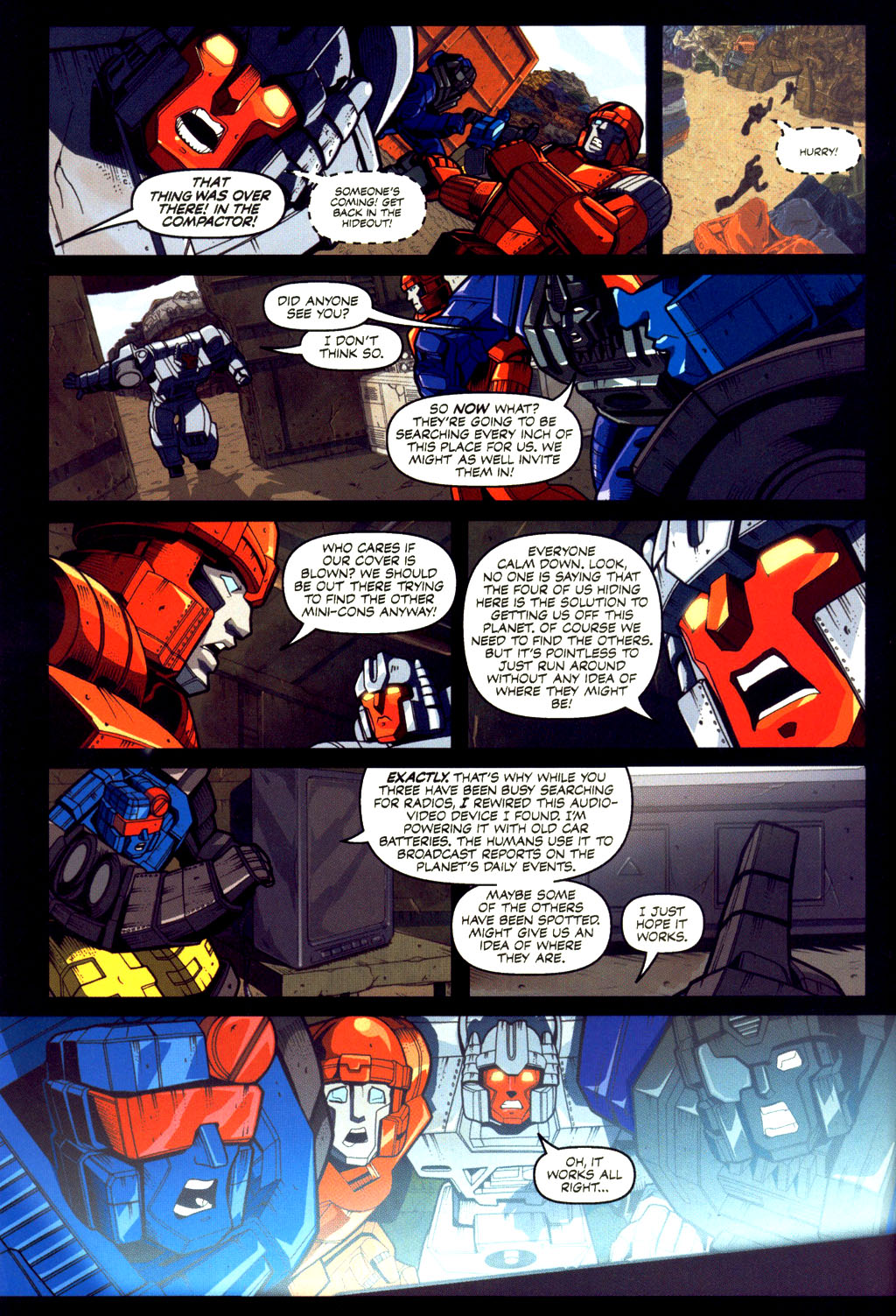 Read online Transformers Armada comic -  Issue #5 - 9