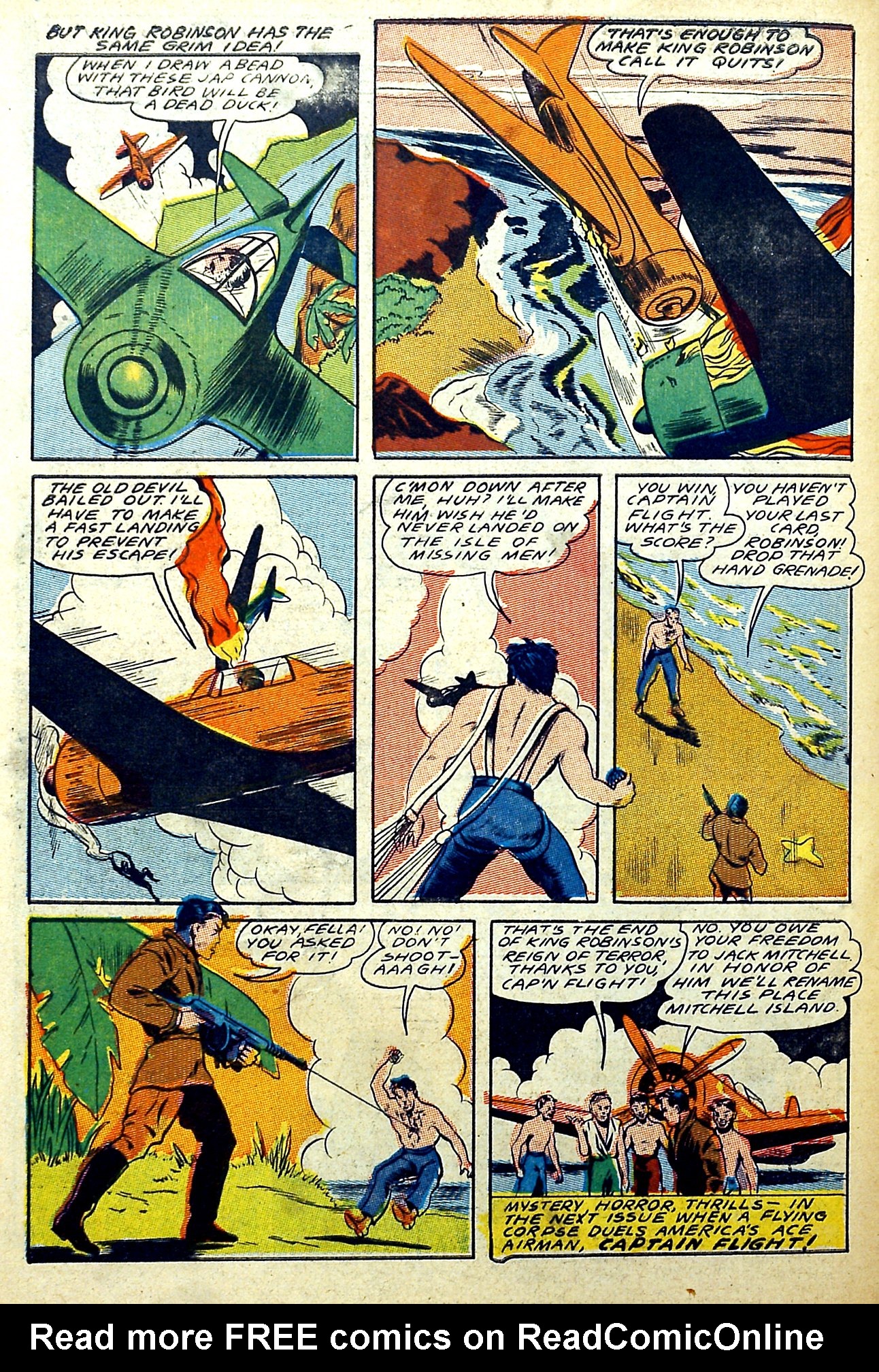 Read online Captain Flight Comics comic -  Issue #6 - 50