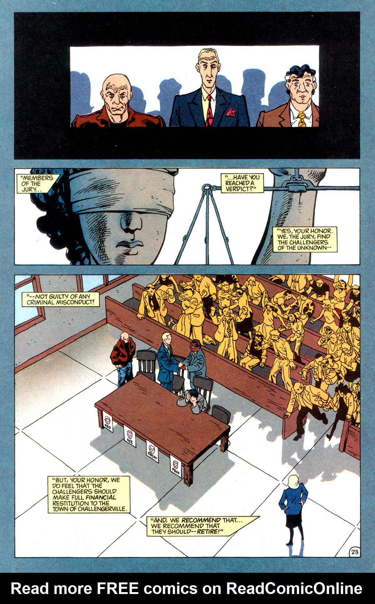 Read online Challengers of the Unknown (1991) comic -  Issue #2 - 30