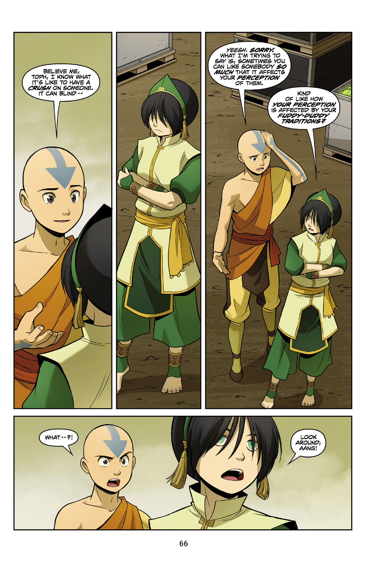 Read online Nickelodeon Avatar: The Last Airbender - The Rift comic -  Issue # Part 1 - 66