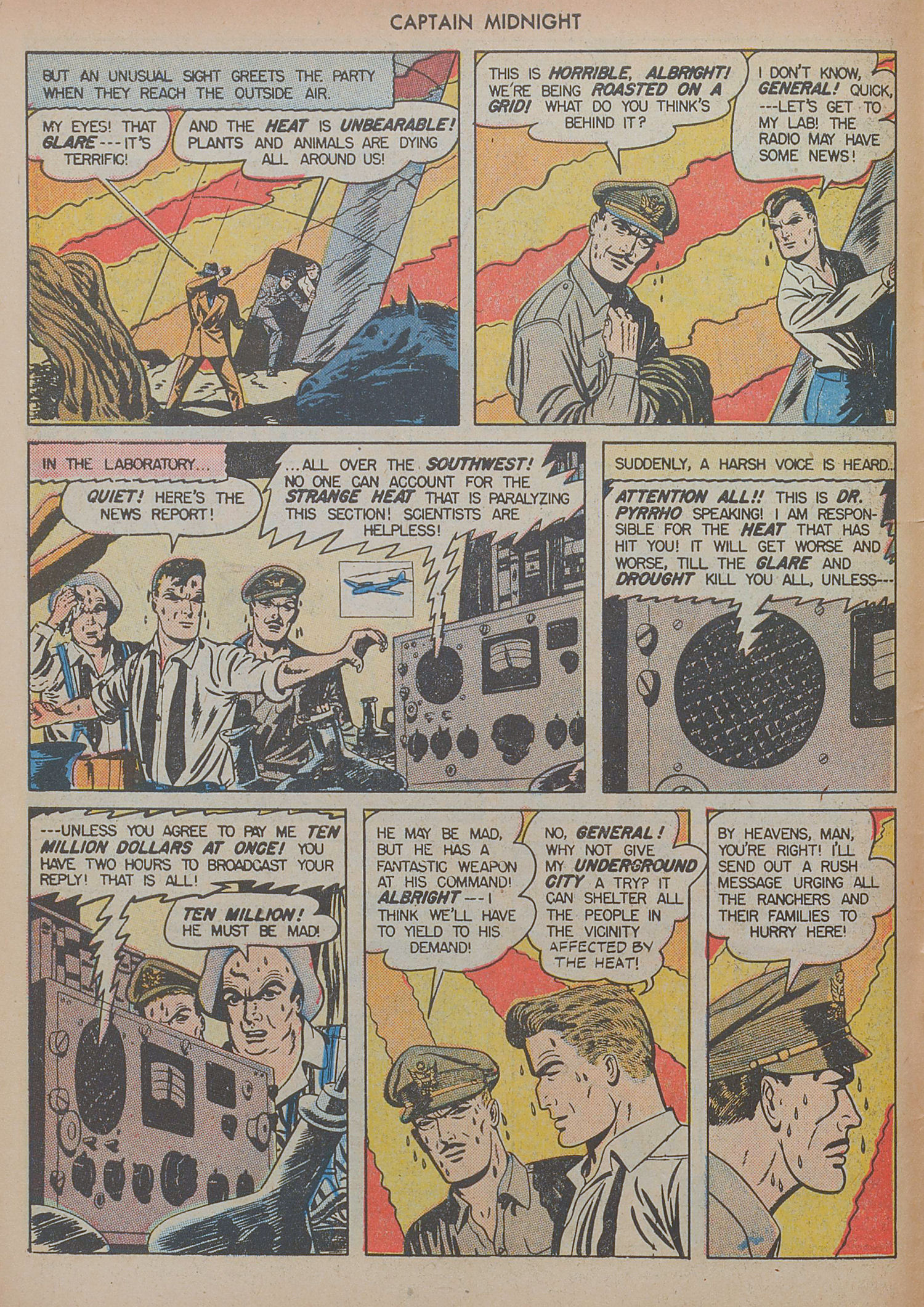 Read online Captain Midnight (1942) comic -  Issue #50 - 6