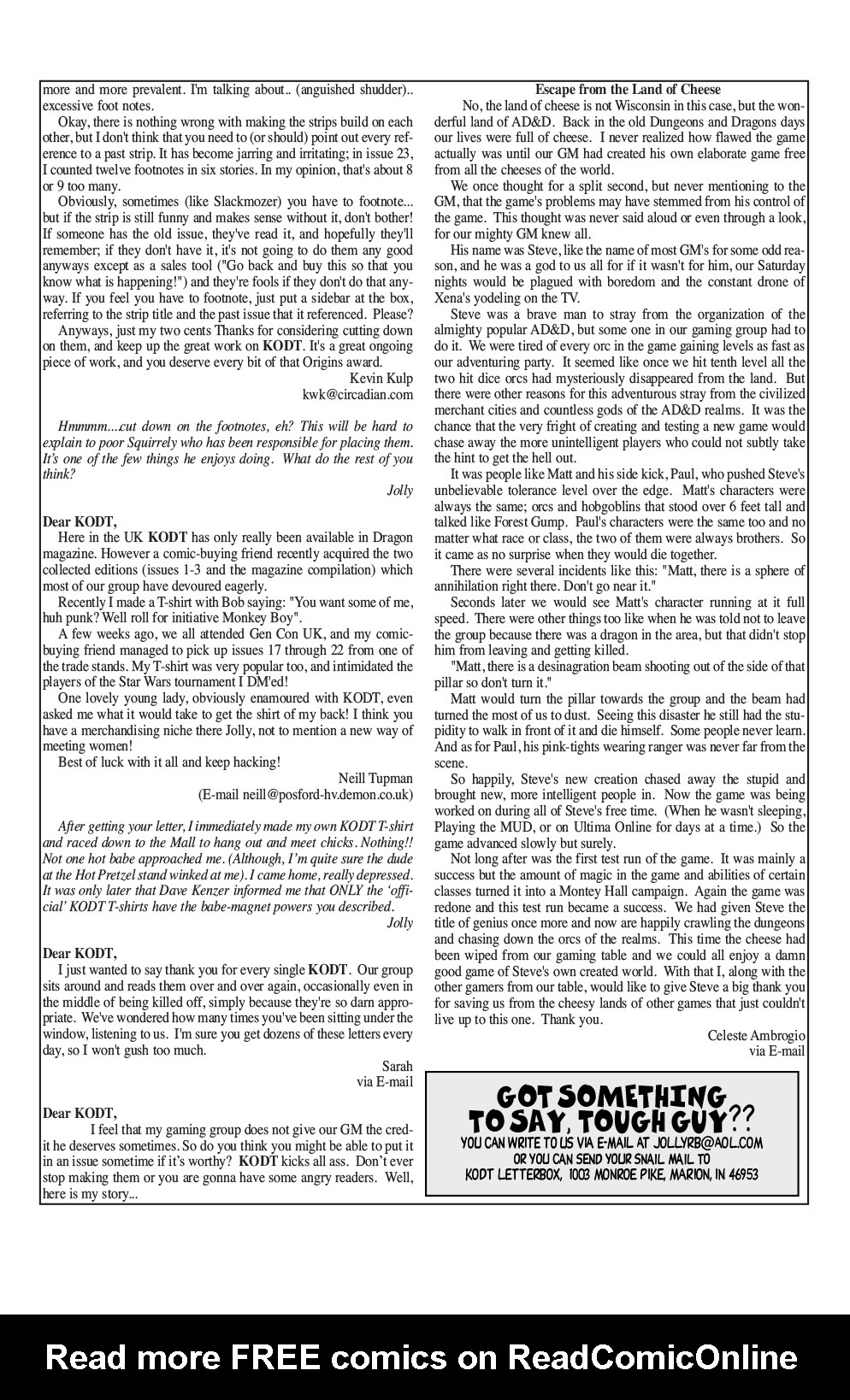 Read online Knights of the Dinner Table comic -  Issue #25 - 6